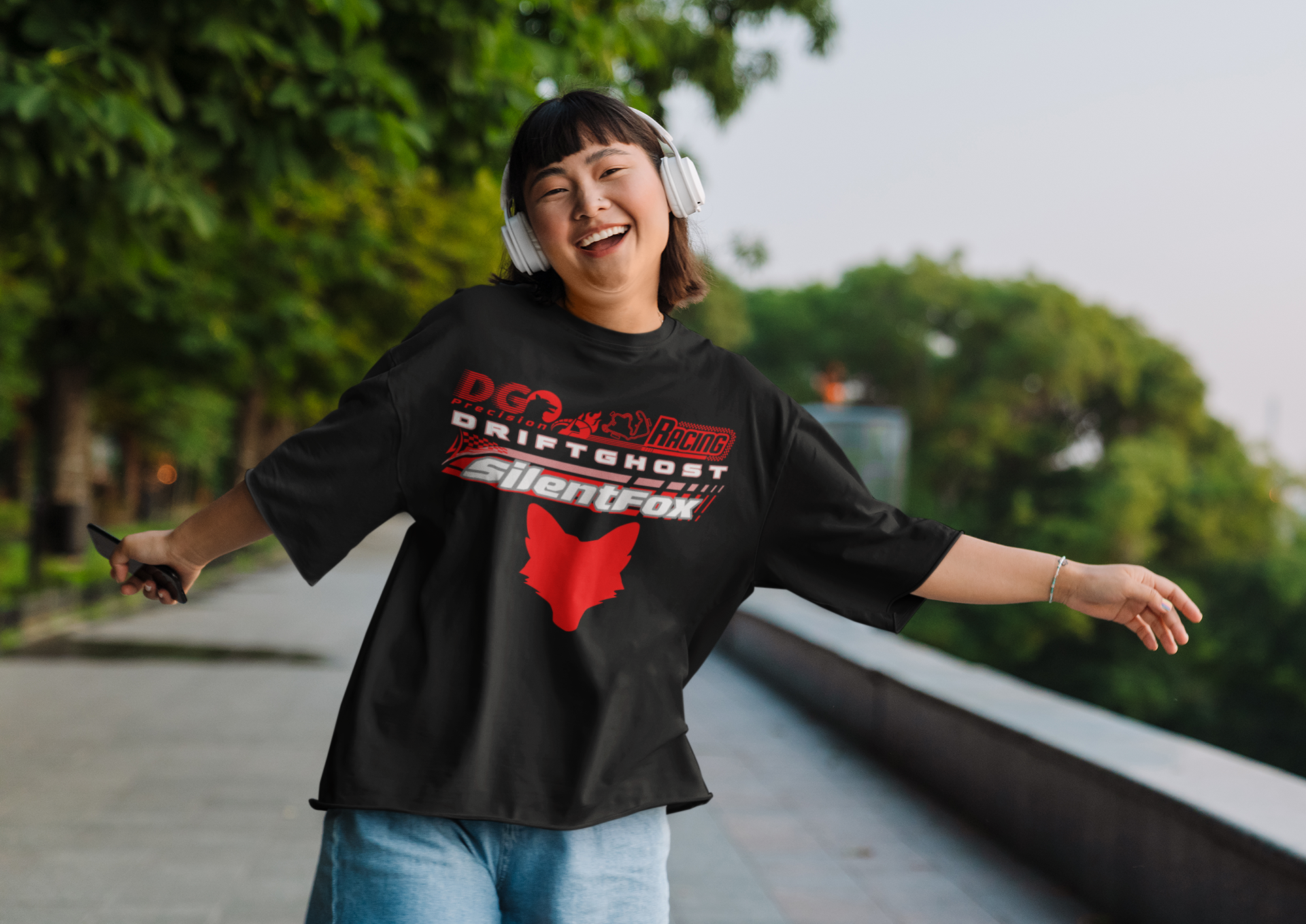 Red Fox Racing Box Tee Collection - SF Drift Ghost