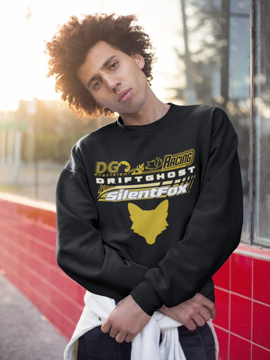 Yellow Fox Racing Sweatshirt Collection - SF Drift Ghost