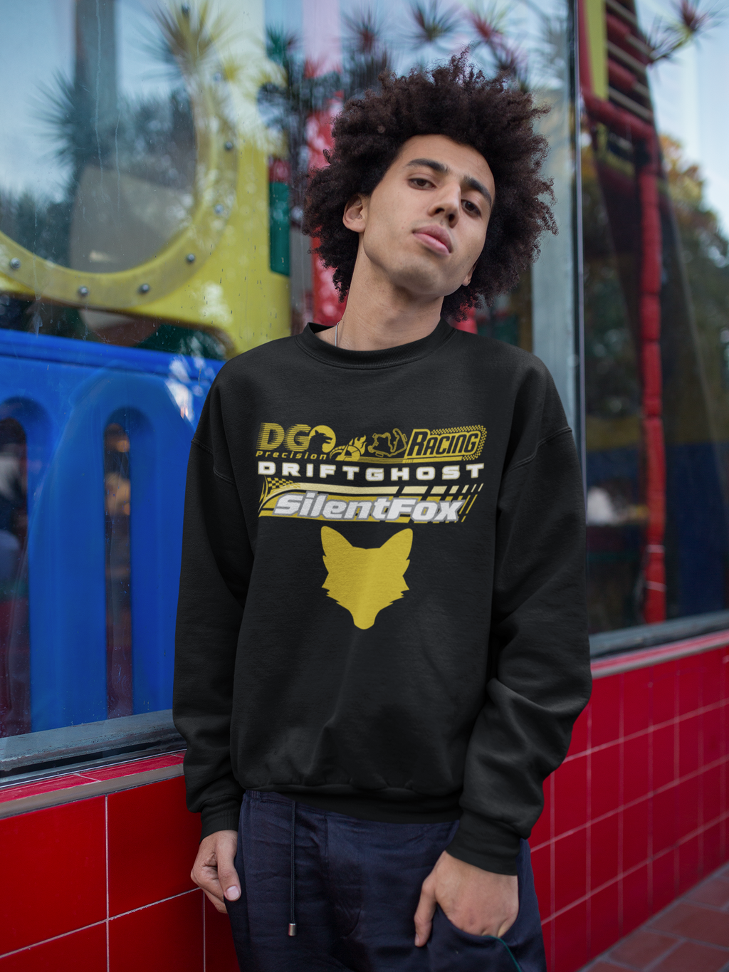 Yellow Fox Racing Sweatshirt Collection - SF Drift Ghost