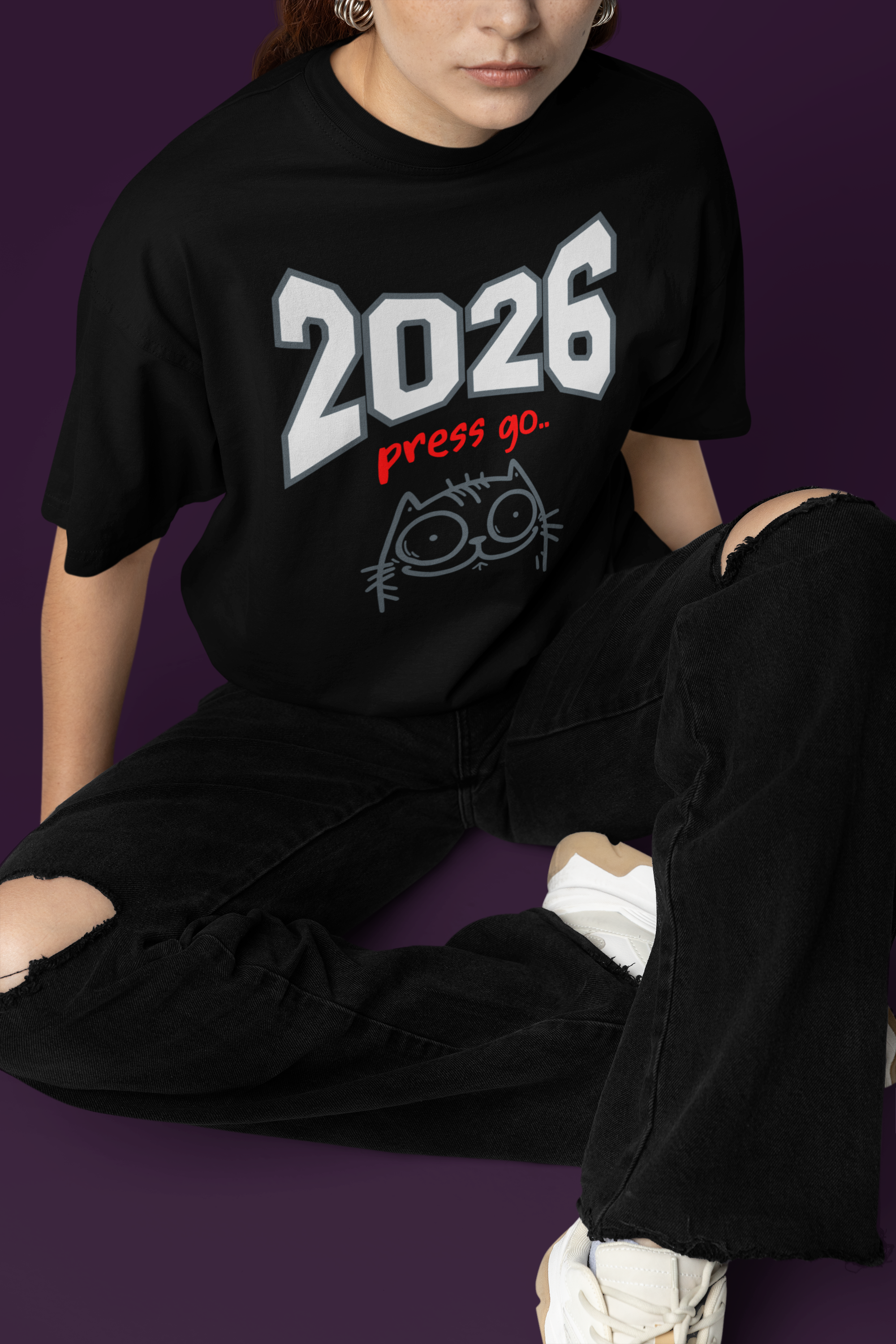 2026 New Year Box-Tee Line - Press Go 2026