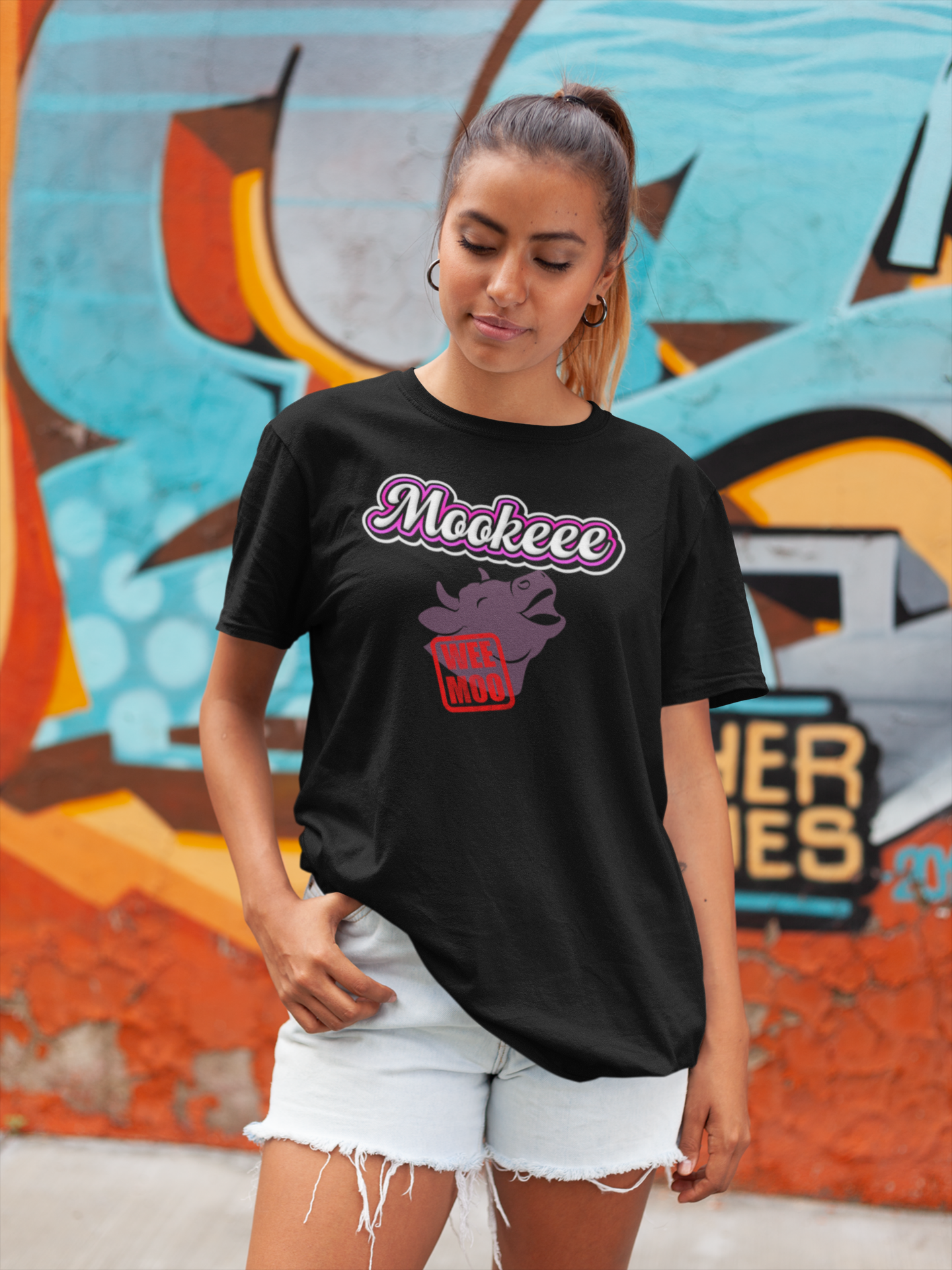 Wee-Moo Cow Boxy Tee Line - Mookeee