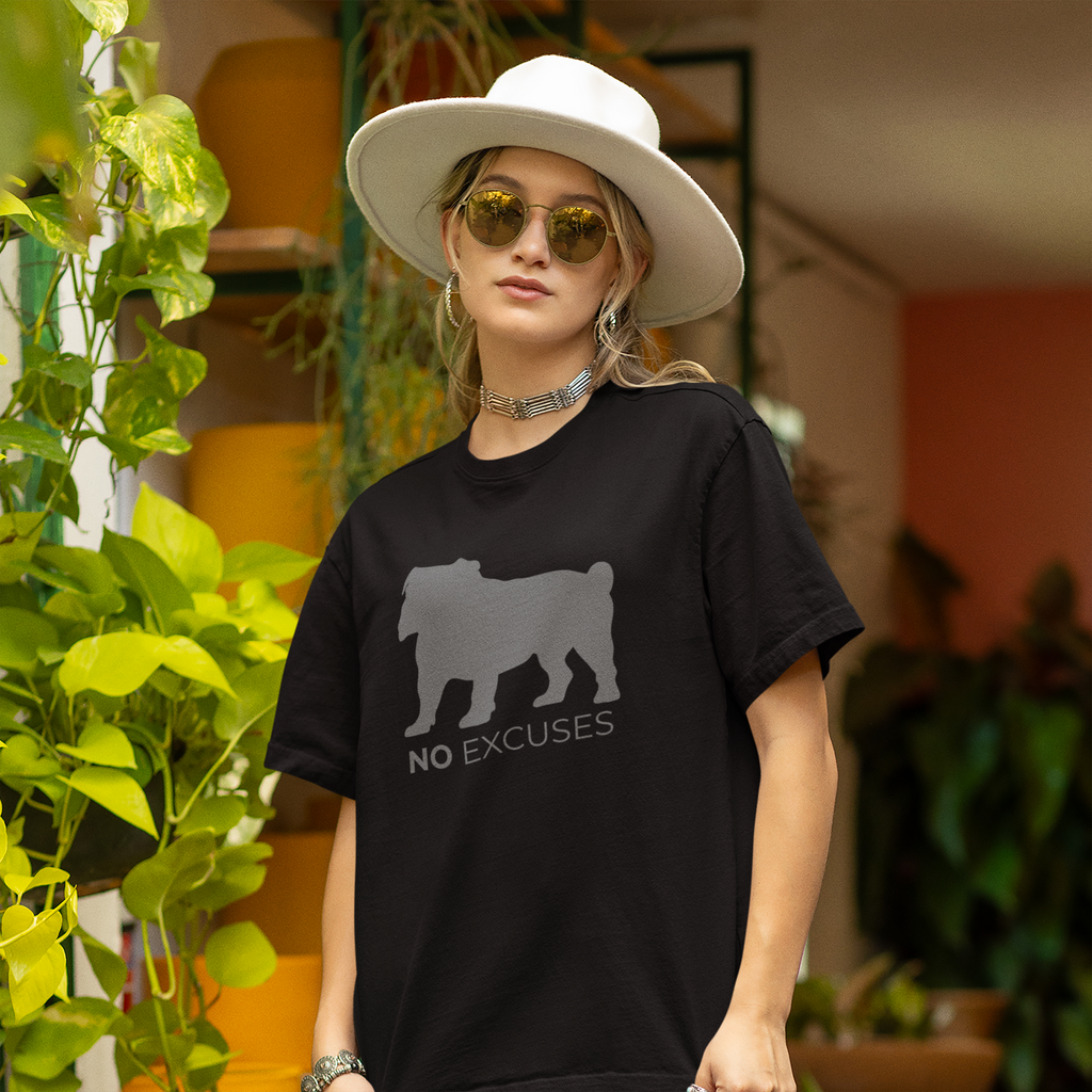 Animal Attitude Box-Tee Line - No Excuses Dog