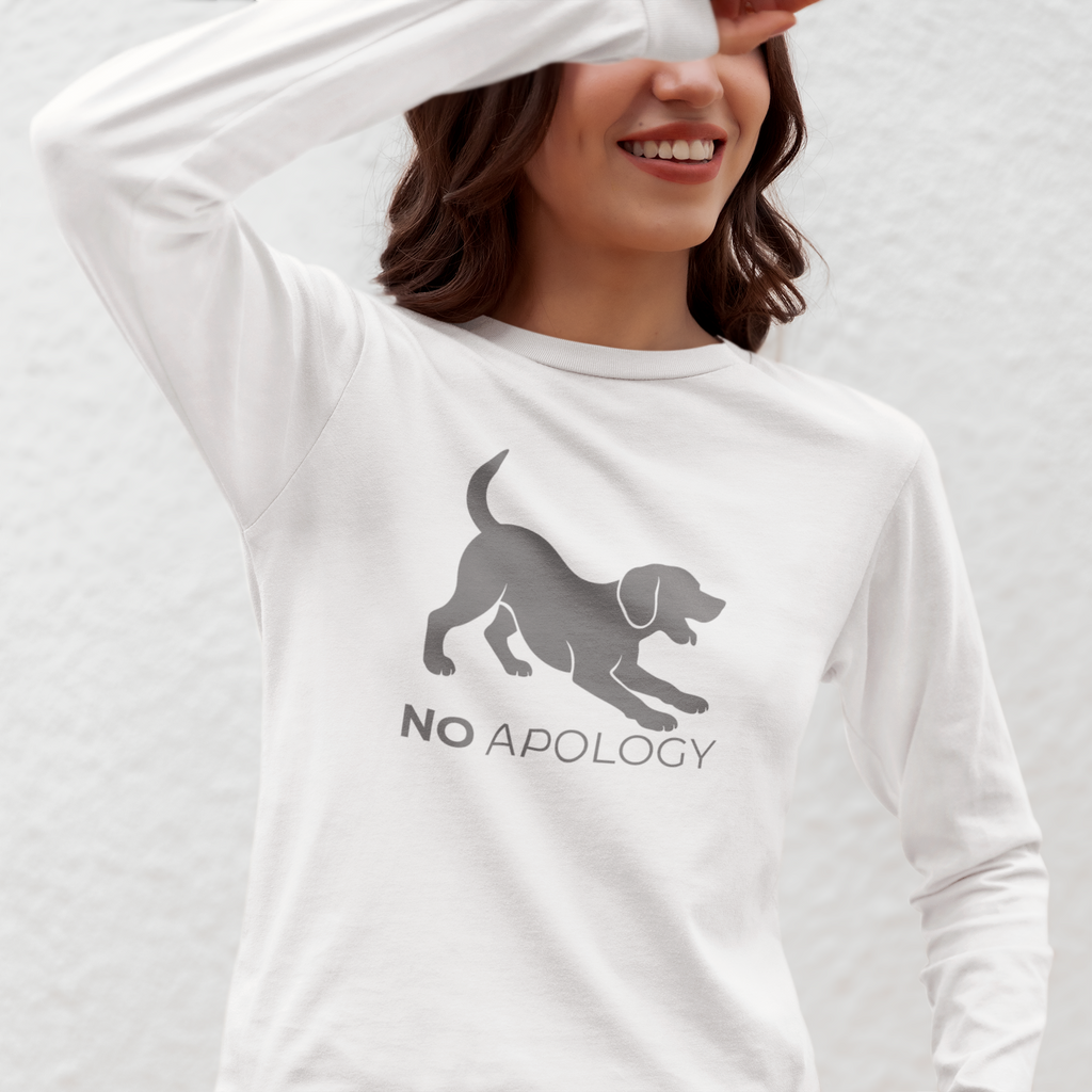 Animal Attitude Long Sleeve T-shirt - No Apology Dog