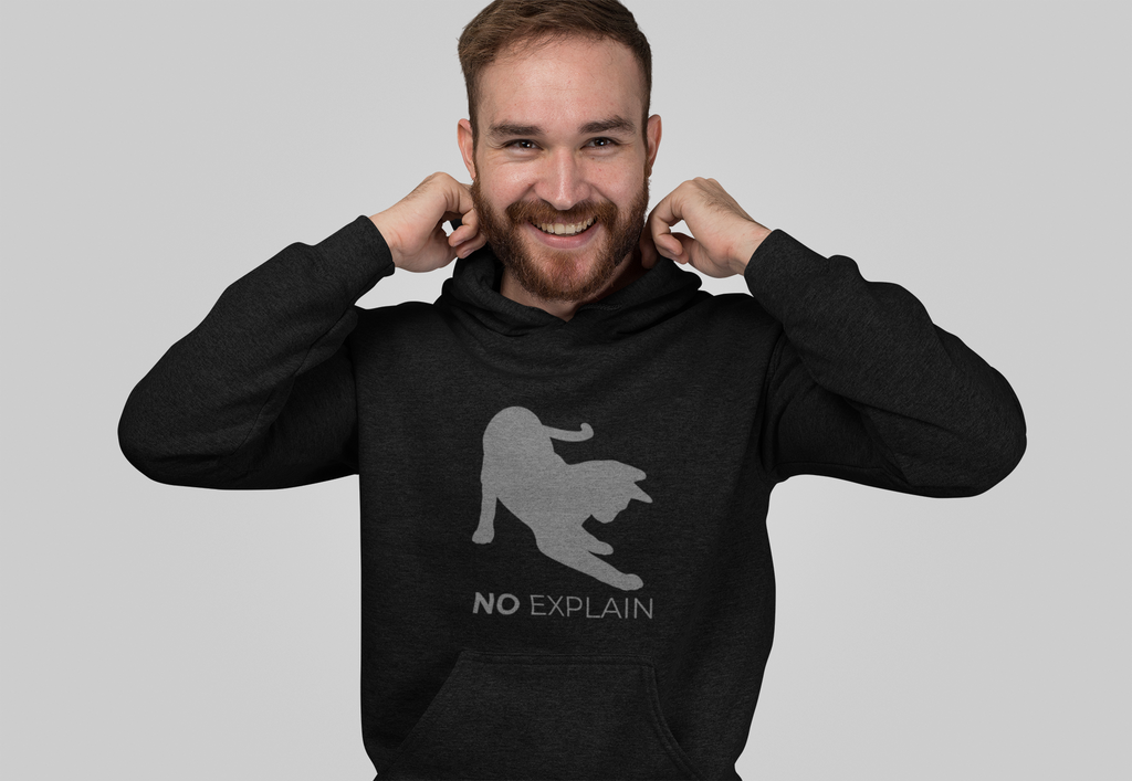 Animal Attitude Hoodie Line - No Explain Cat