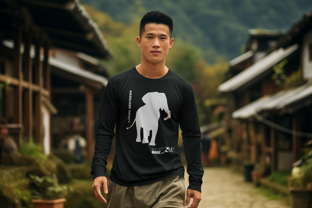 Prime Instinct Long Sleeve Box-T - Elephant Measured Impact