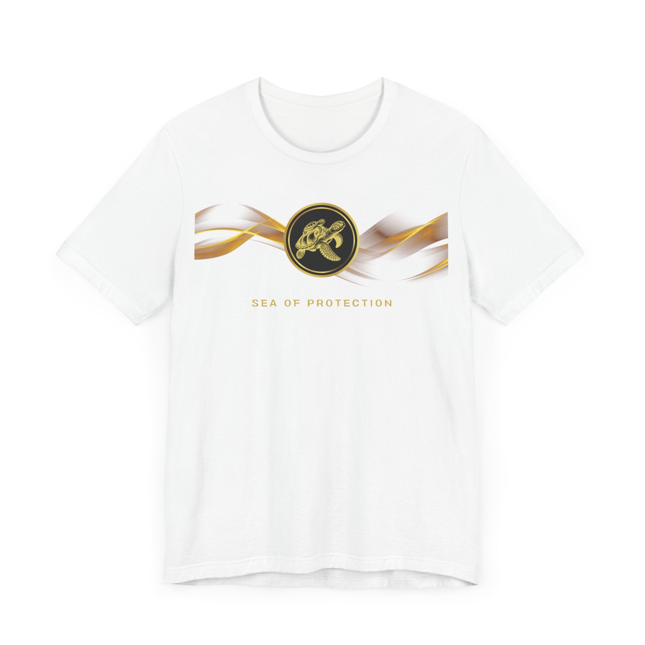 Empowering T-shirt - Zen Turtle Collection Black Protection
