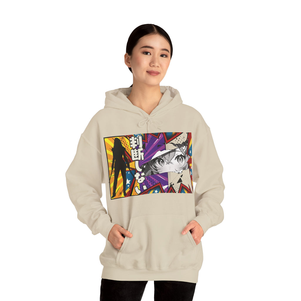 Hooded Sweatshirt Comic - Don't Judge