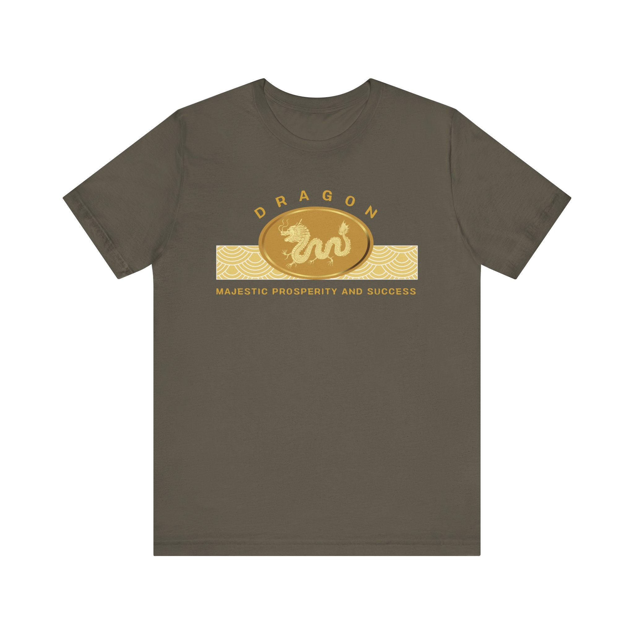 Empowering T-shirt - Zen Dragon Collection Gold Majestic