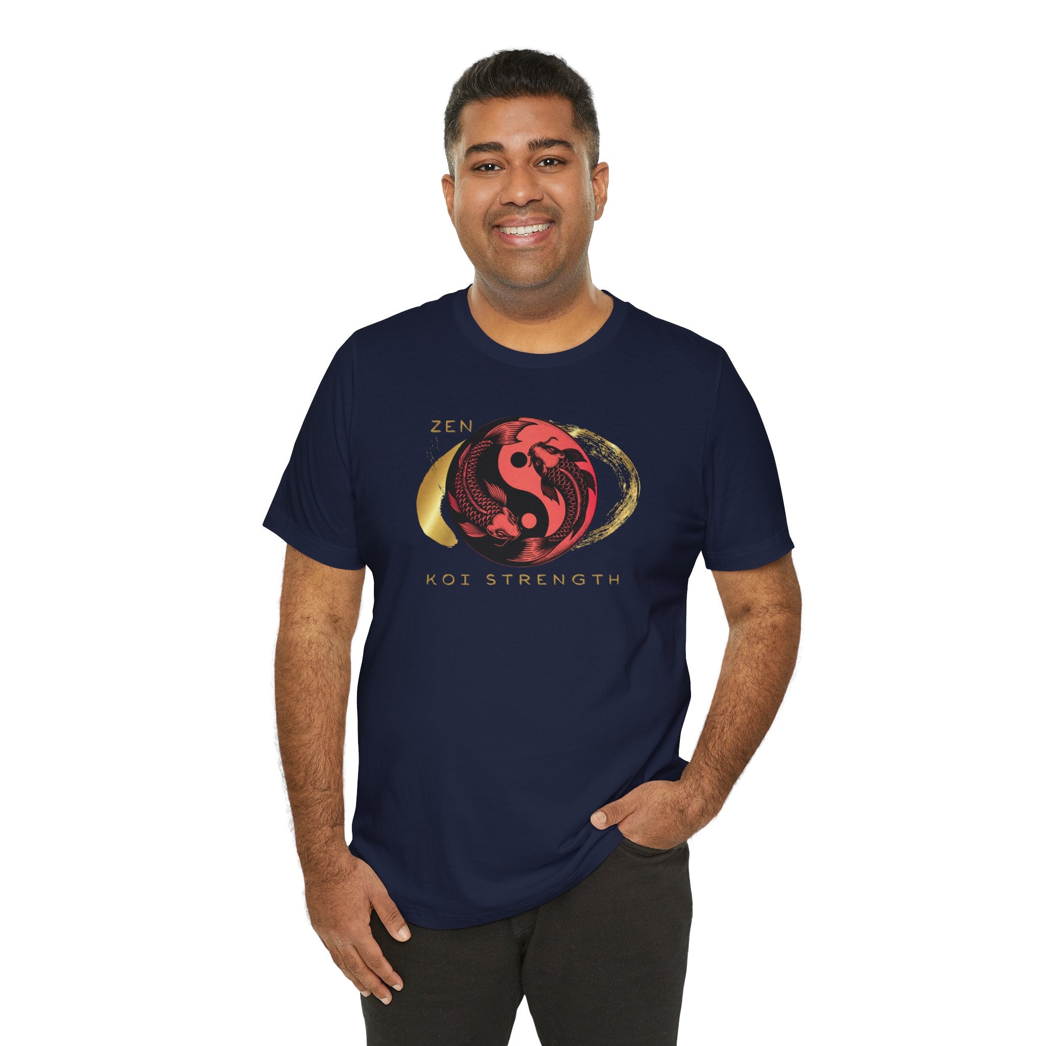 Empowering T-shirt - Zen Koi Collection Red, Colors of Meaning