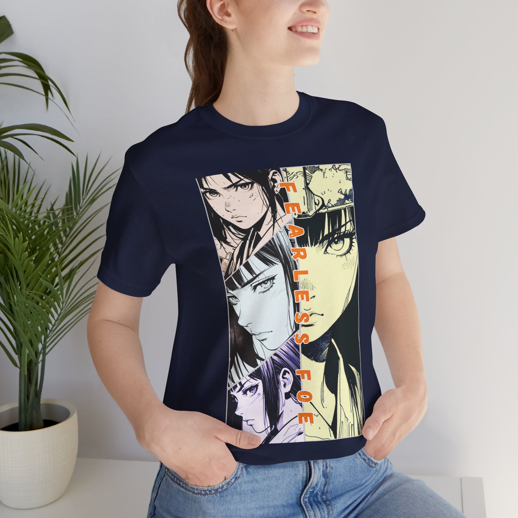 Anime Silent Hero T-shirt - Fearless Foe