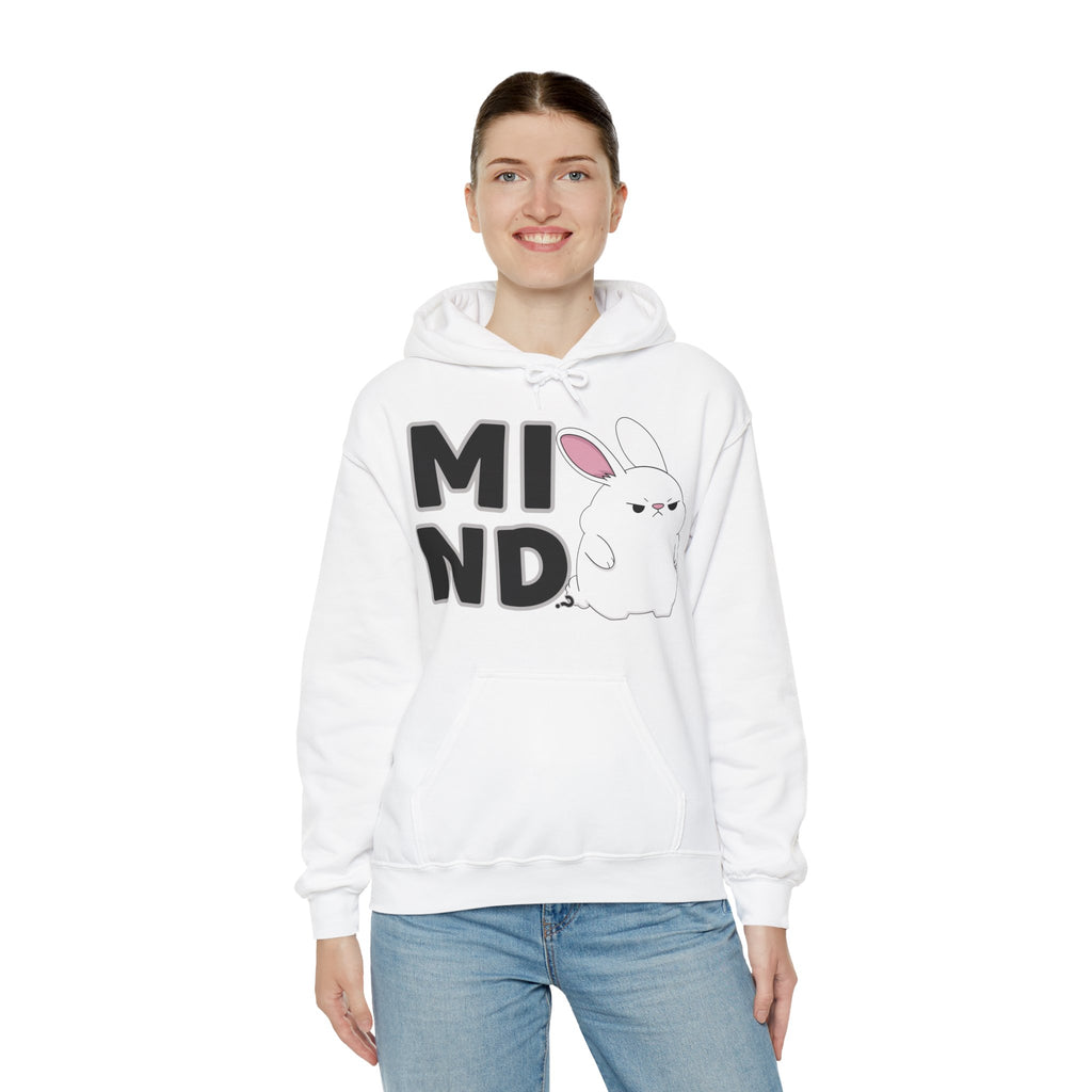 Hooded Sweatshirt Humor - Mind? Rabbit