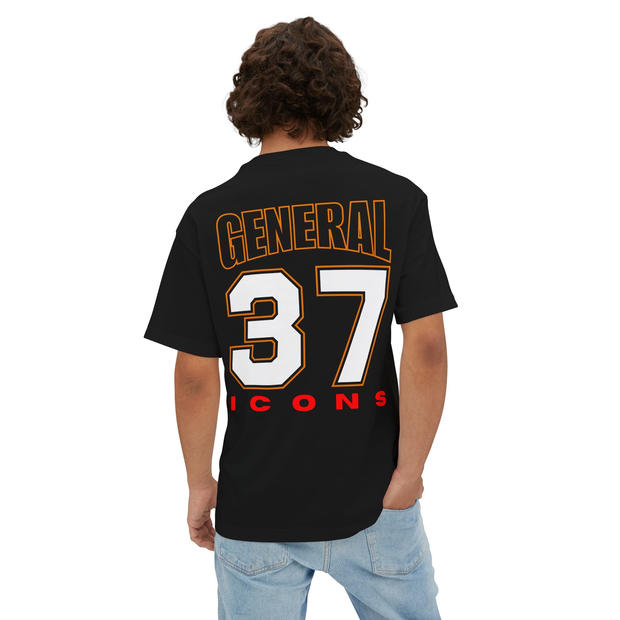 General Numbered Streetwear Box T-shirt Collection - 37 General Icons