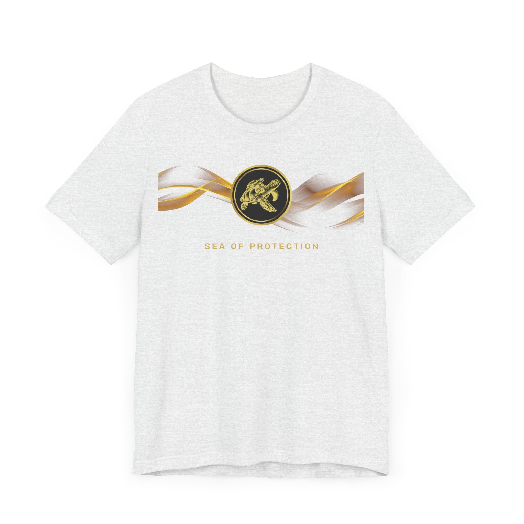 Empowering T-shirt - Zen Turtle Collection Black Protection