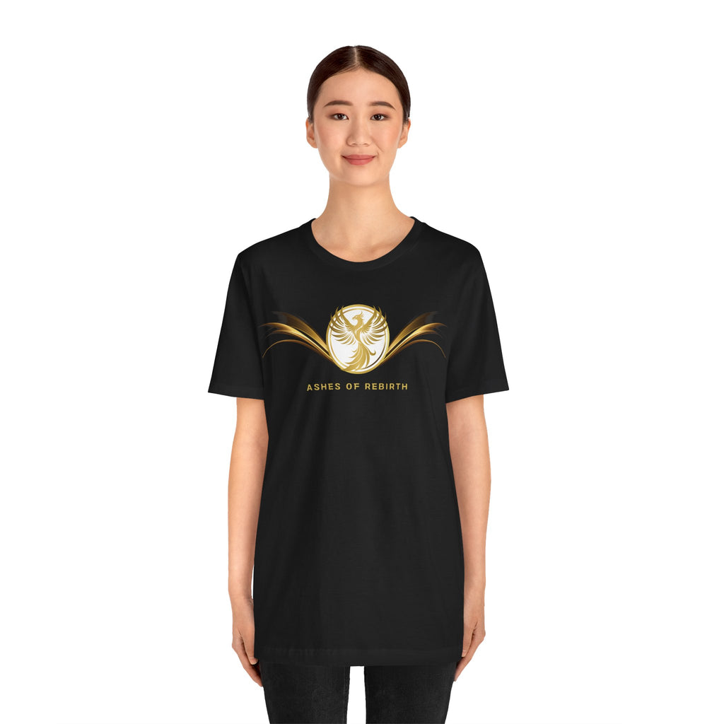 Empowering T-shirt - Zen Phoenix Collection White Rebirth