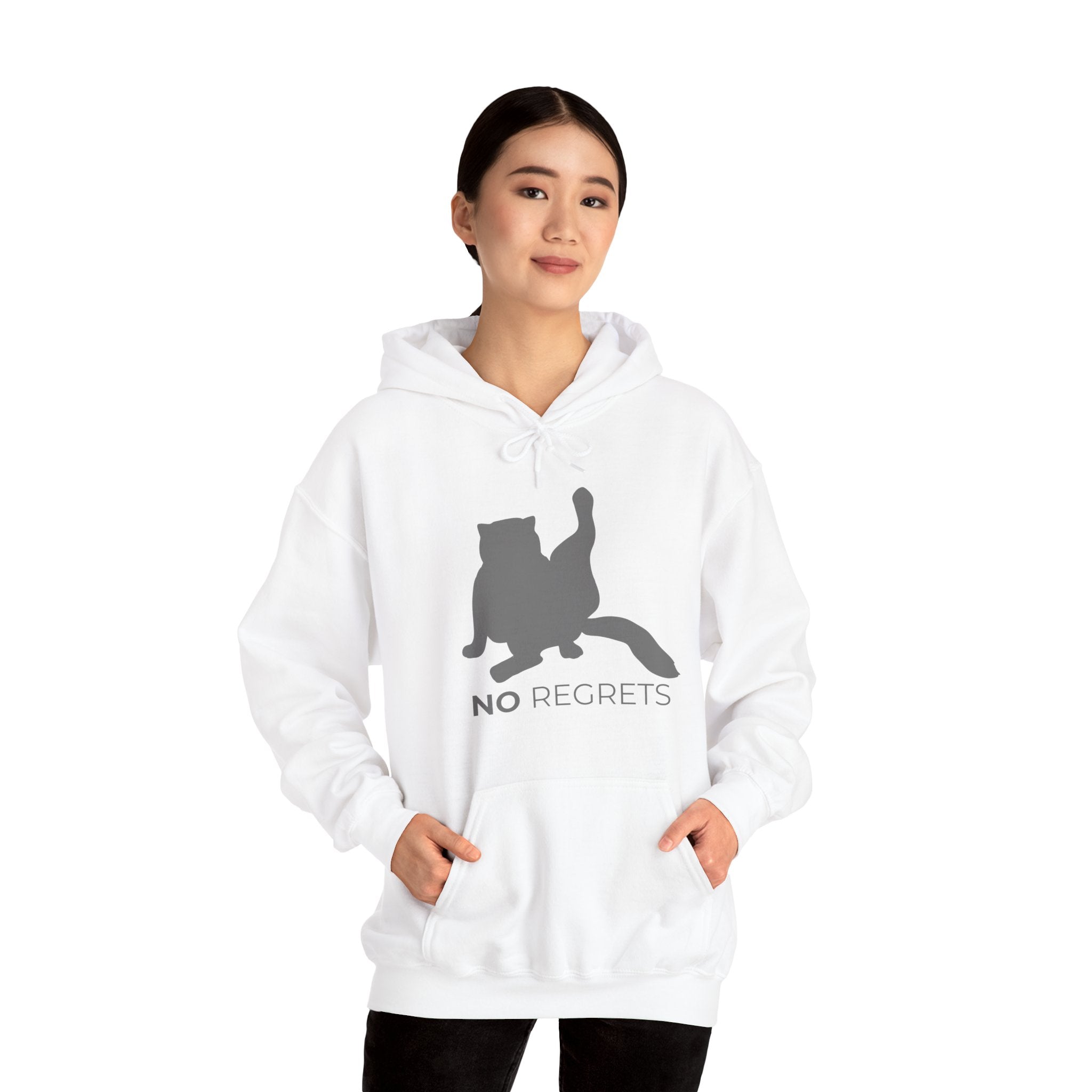 Animal Attitude Hoodie Line - No Regrets Cat