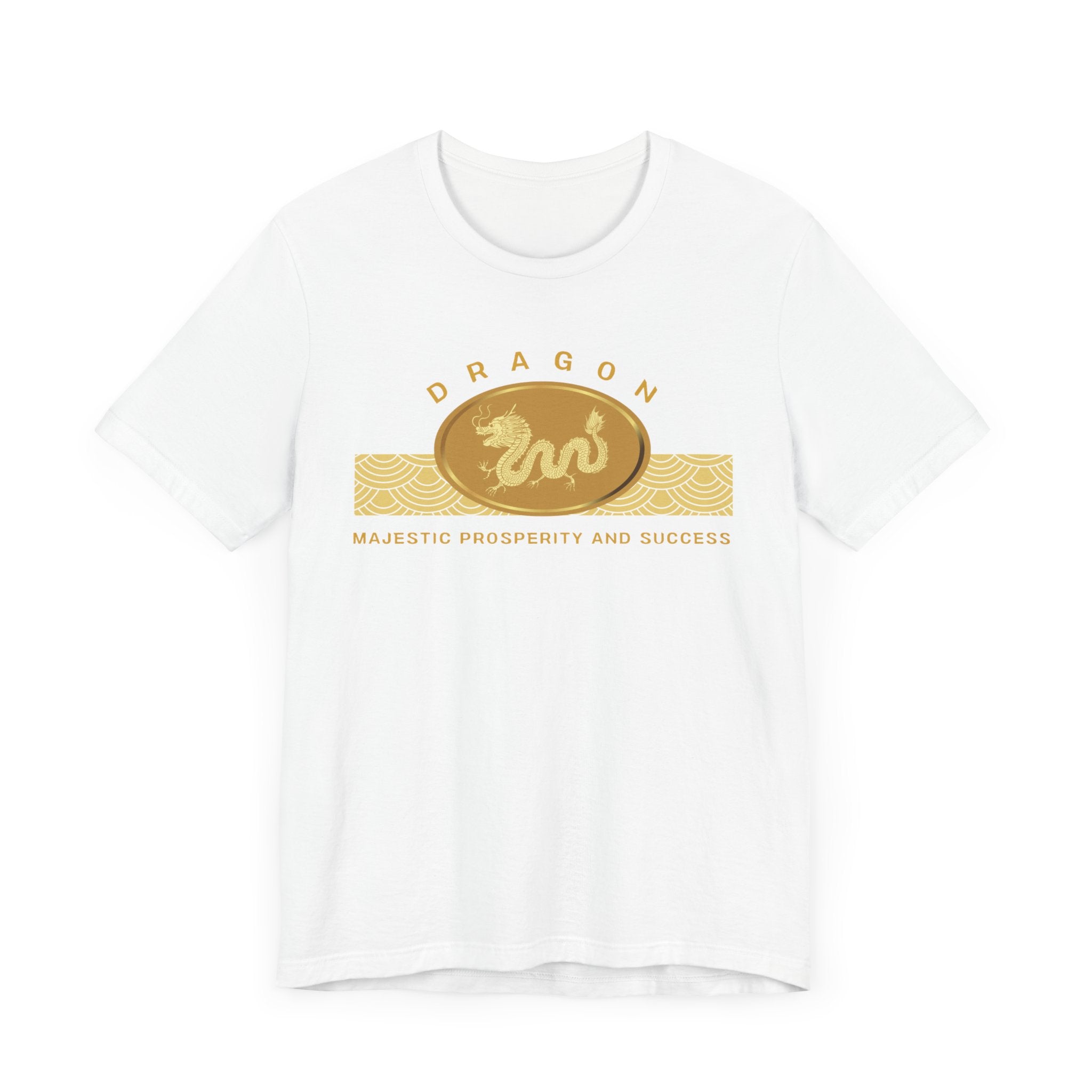 Empowering T-shirt - Zen Dragon Collection Gold Majestic