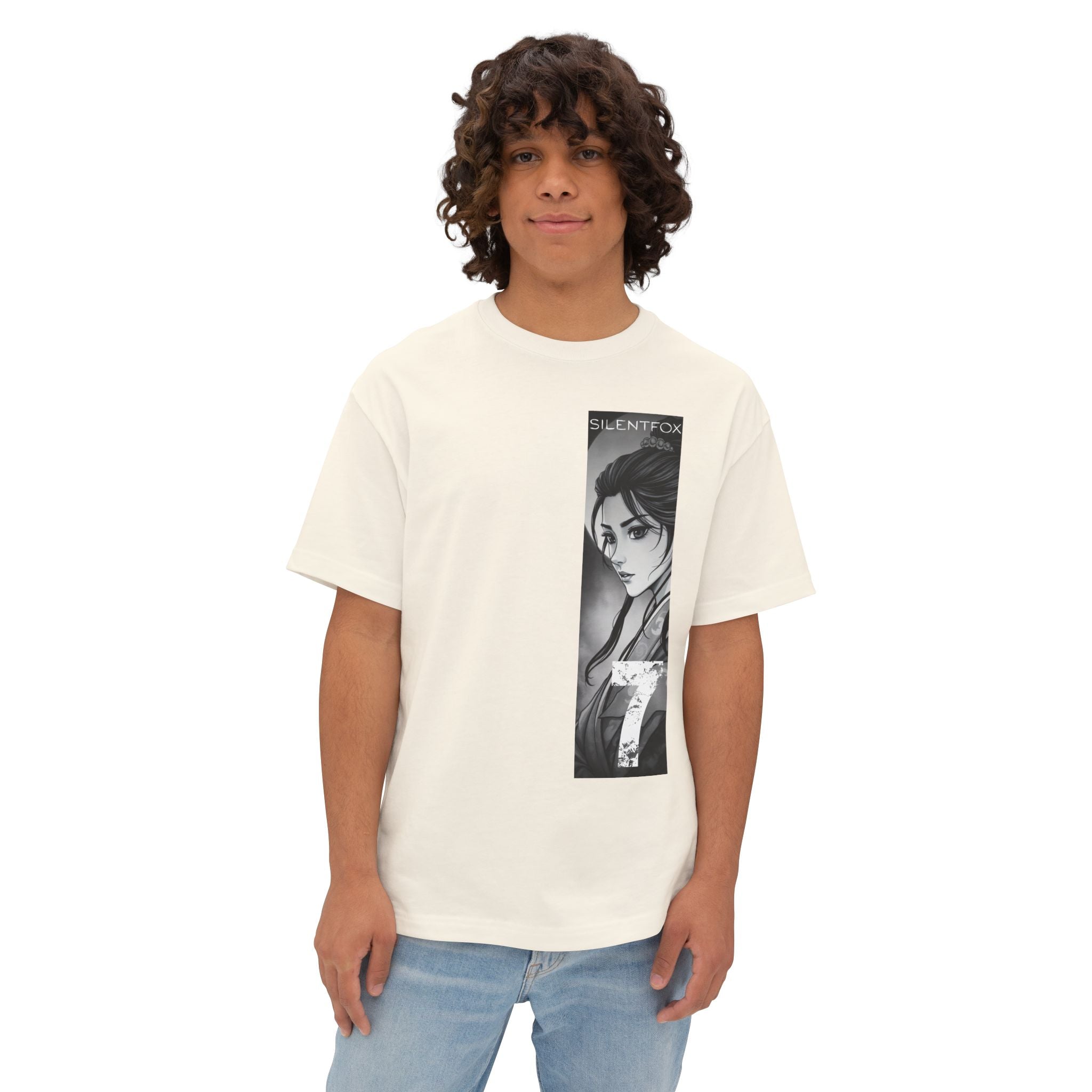 Anime Design Oversize T-shirt - SF Guardian - Dawn #7