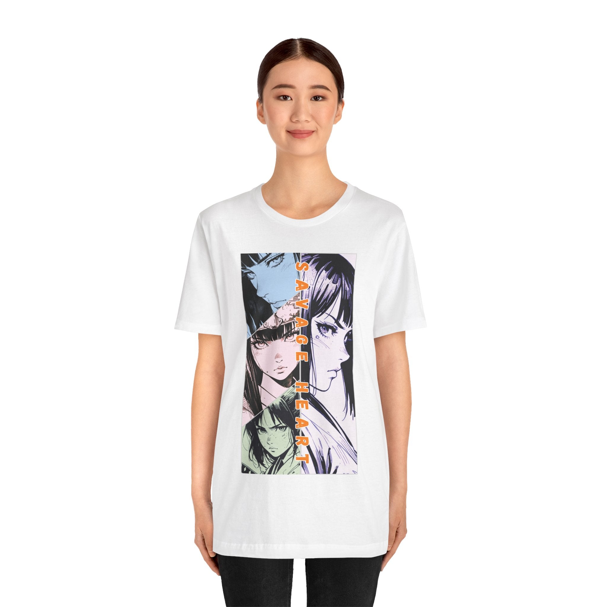 Anime Silent Hero T-shirt - Savage Heart