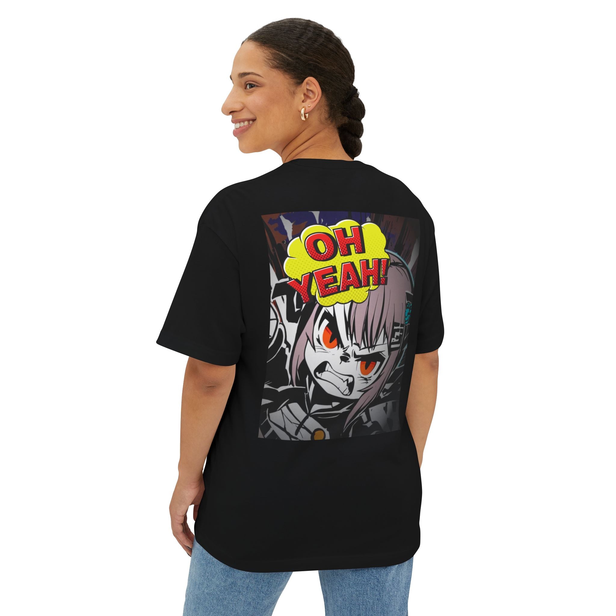 Anime Blurb Casual Streetwear T-shirt - Oh Yeah