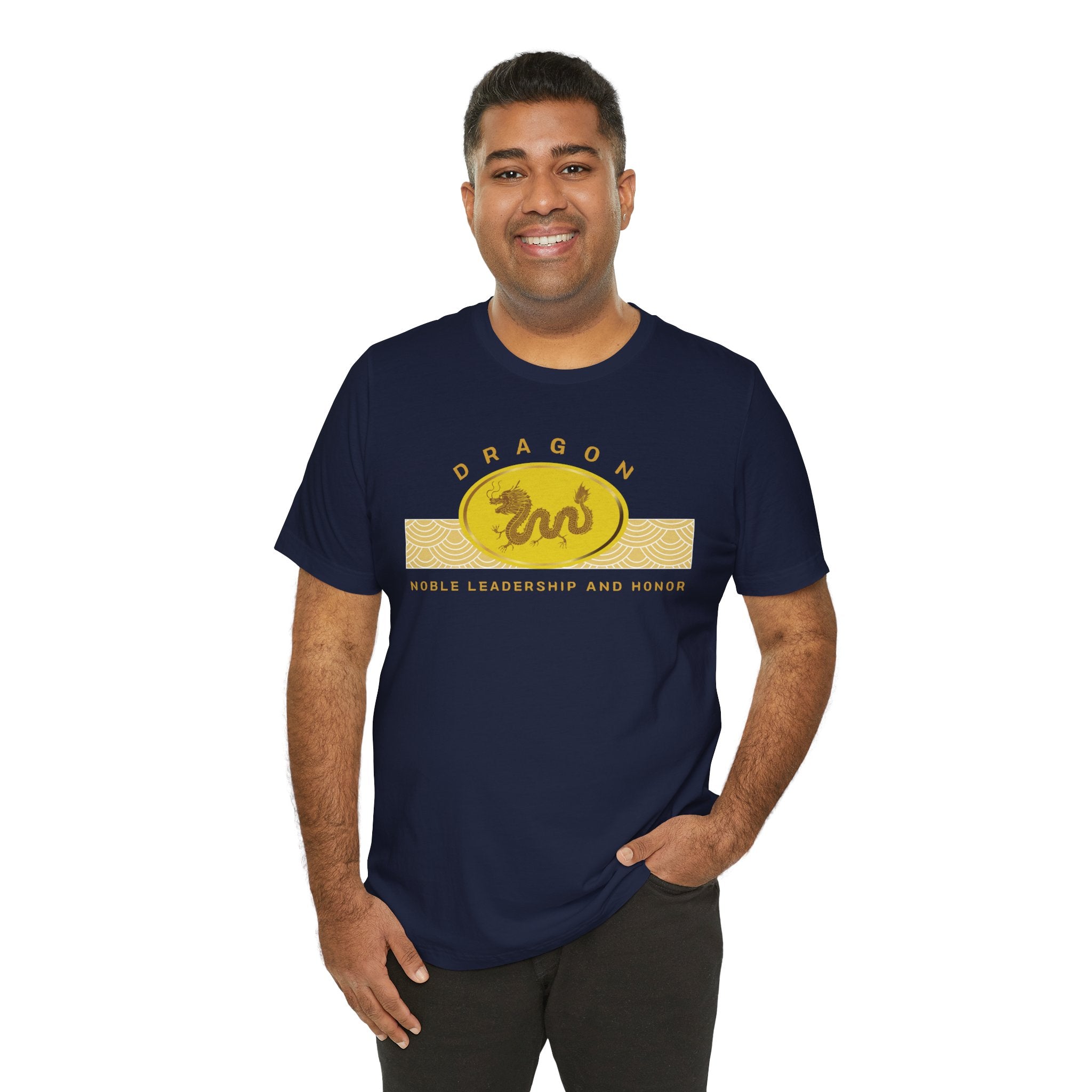 Empowering T-shirt - Zen Dragon Collection Yellow Noble