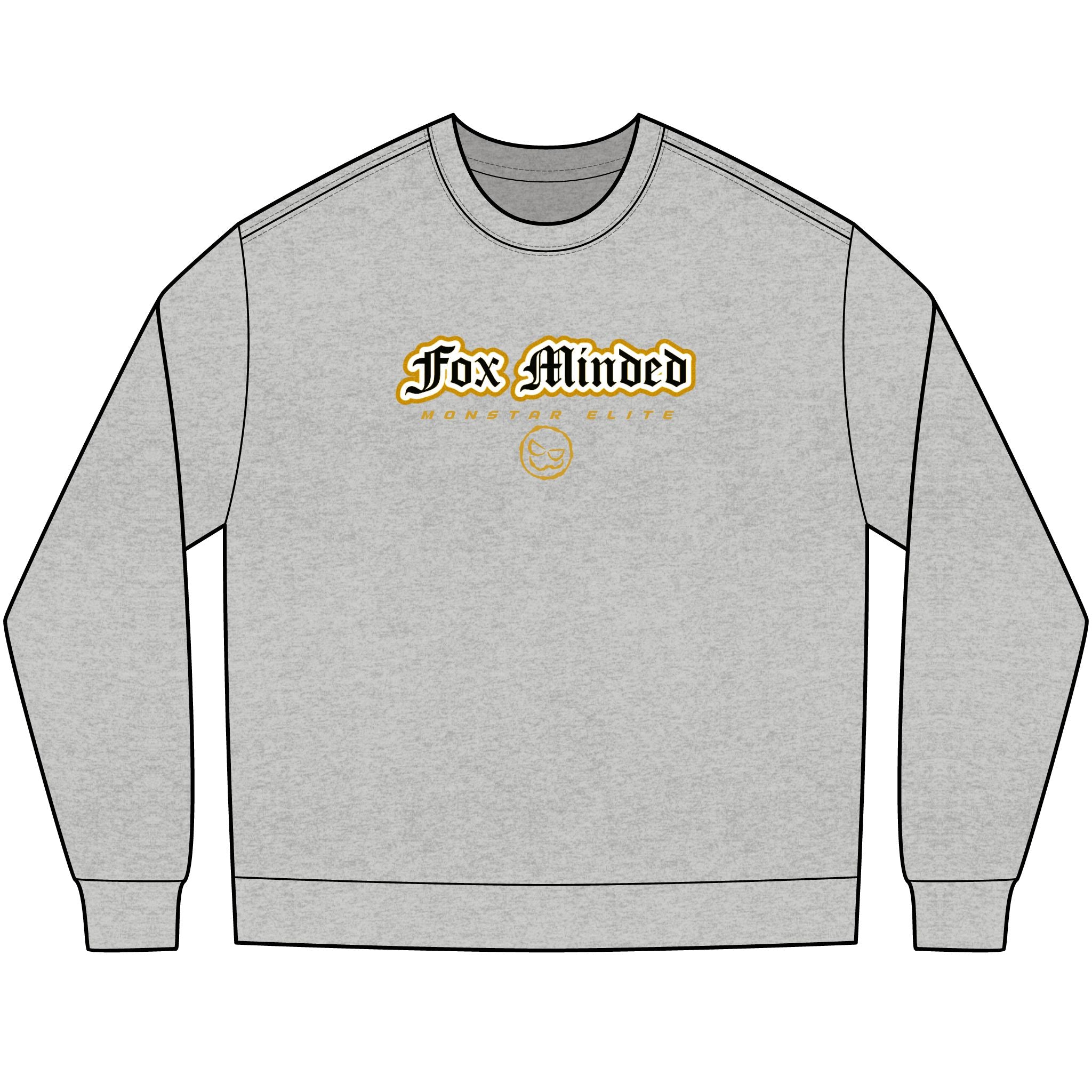 Monstar Elite Long Sleeve T-Shirt Line - Fox Minded