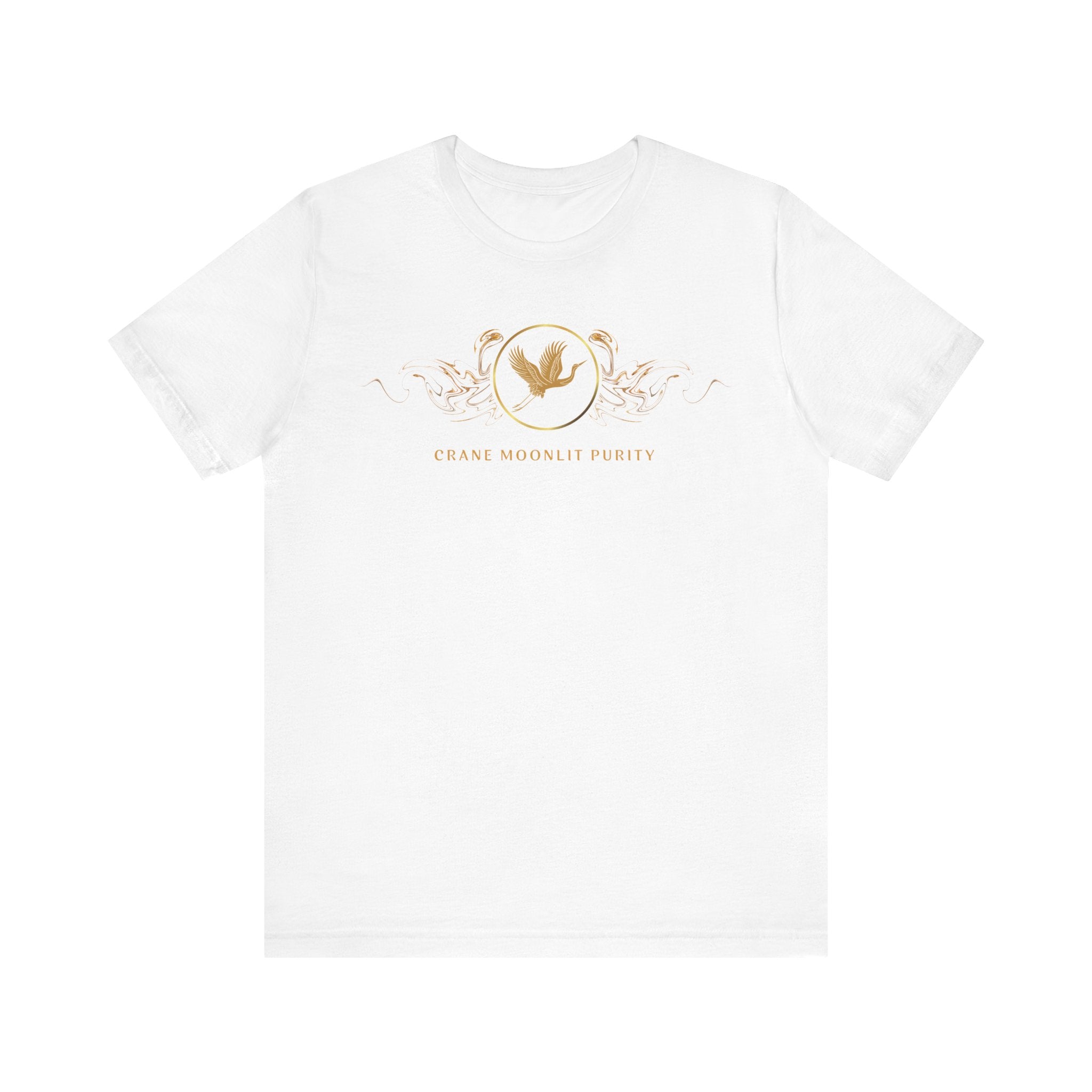 Empowering T-shirt - Zen Crane Collection White Purity