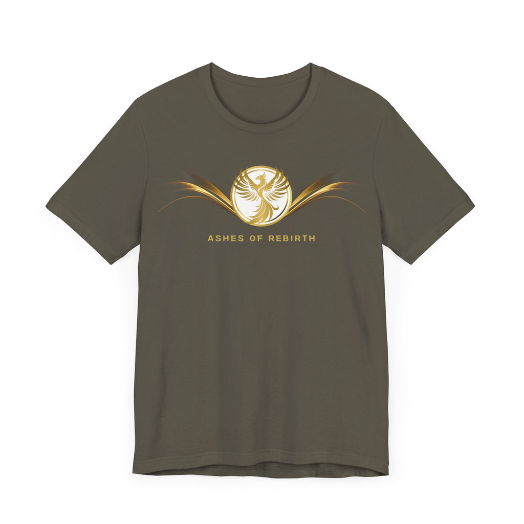 Empowering T-shirt - Zen Phoenix Collection White Rebirth