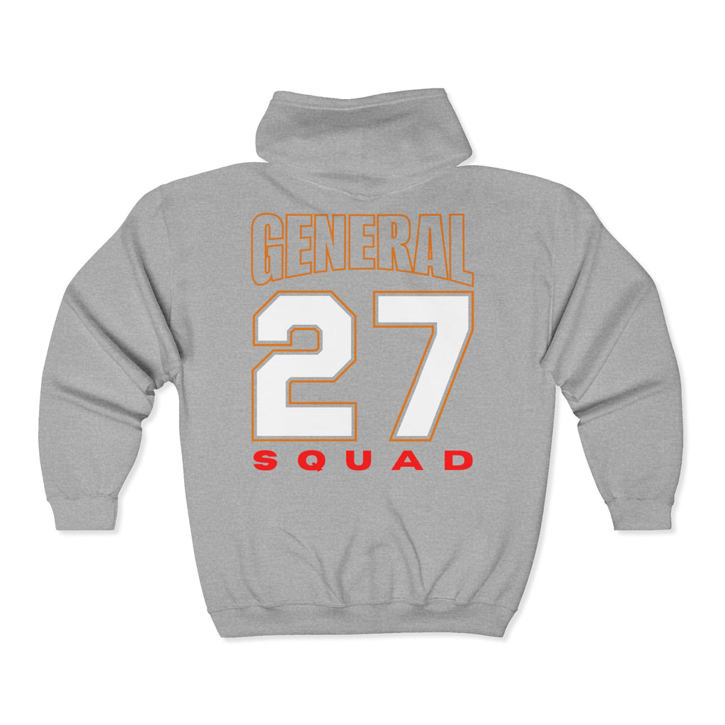 General Numbered Zip Hoodie Collection - 27 General Squad
