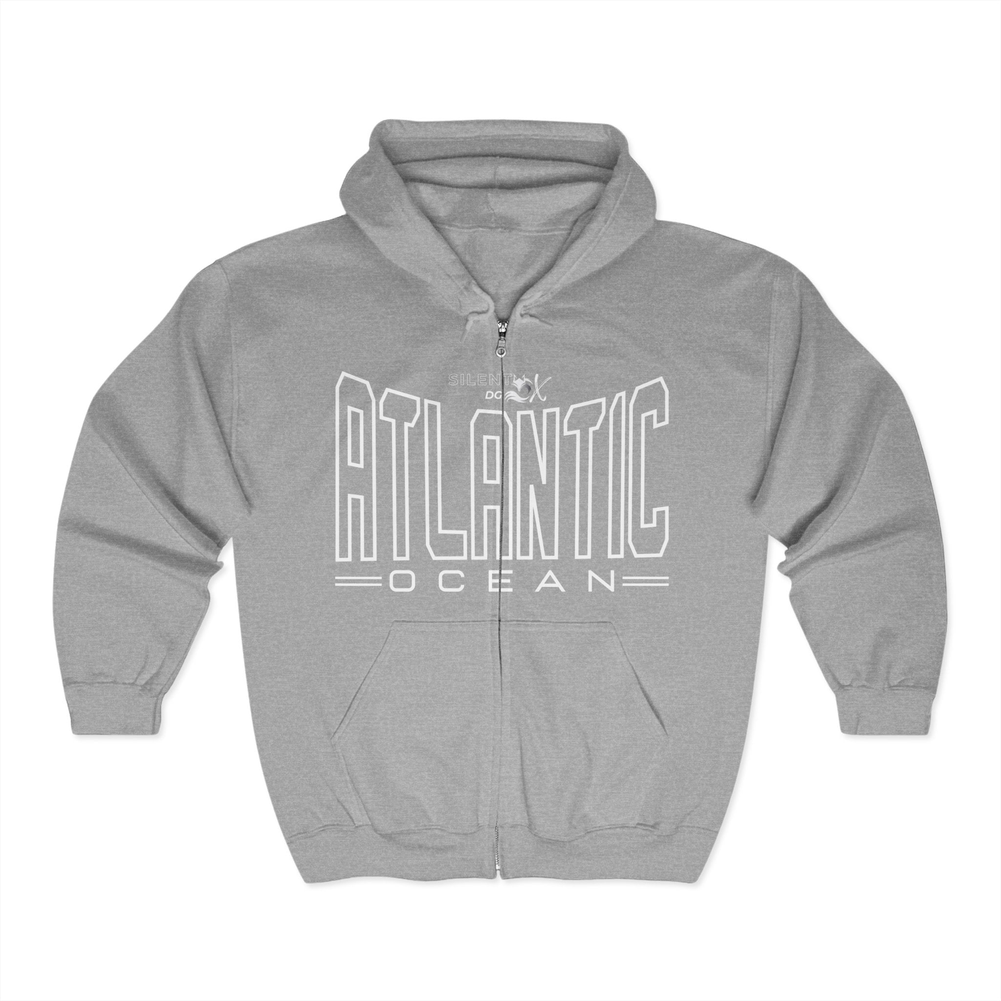 5 Oceans Hoodie Zipper Collection - Atlantic Ocean Tidal Realm