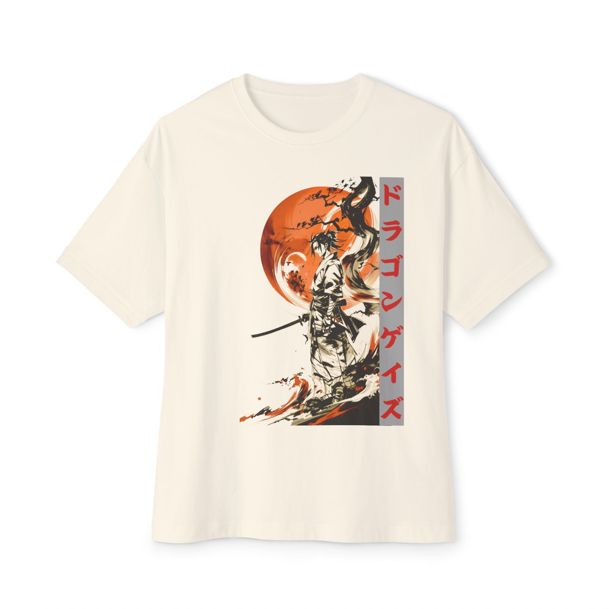 Anime Design Oversize T-shirt - SF Dragon Gaze
