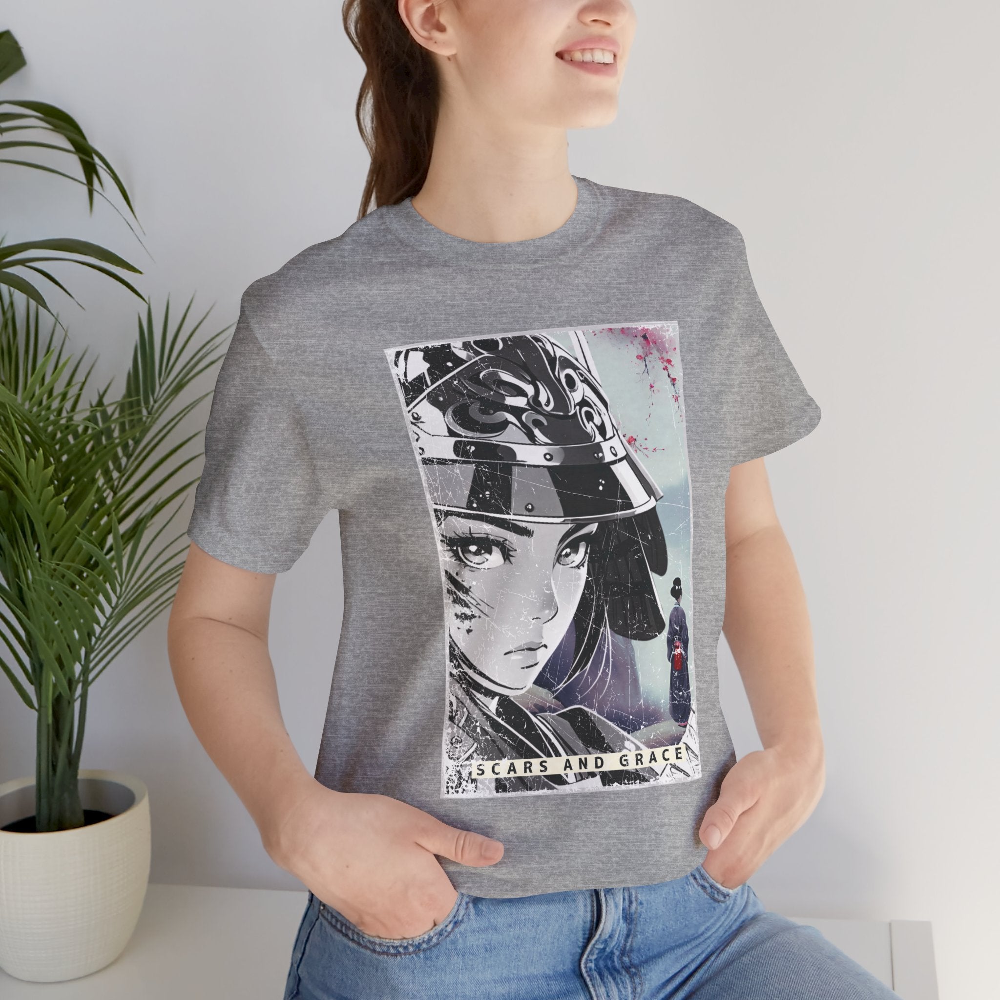 Anime Warrior Girl T-shirt - Scars And Grace