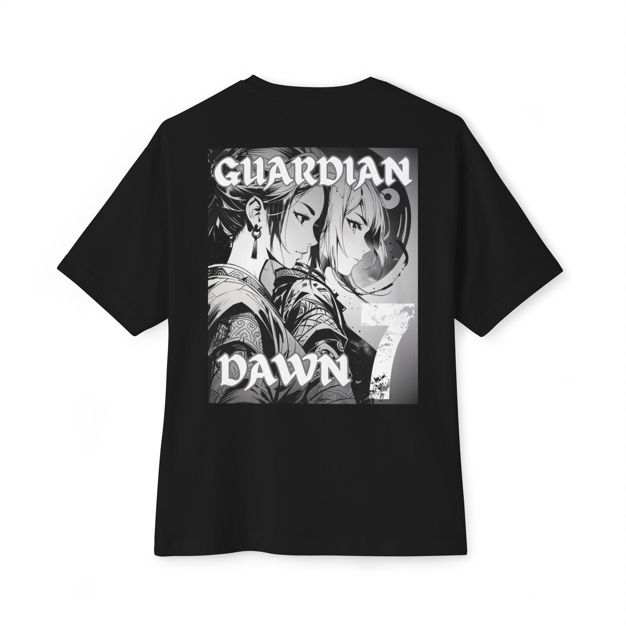 Anime Design Oversize T-shirt - SF Guardian - Dawn #7