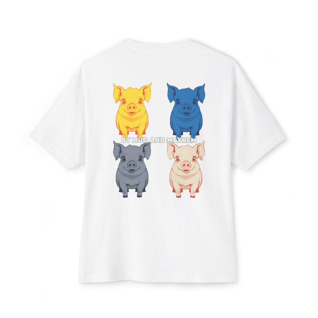 Anime Design Oversize T-shirt - 4tified Swines Collection - By Mud And Mayhem