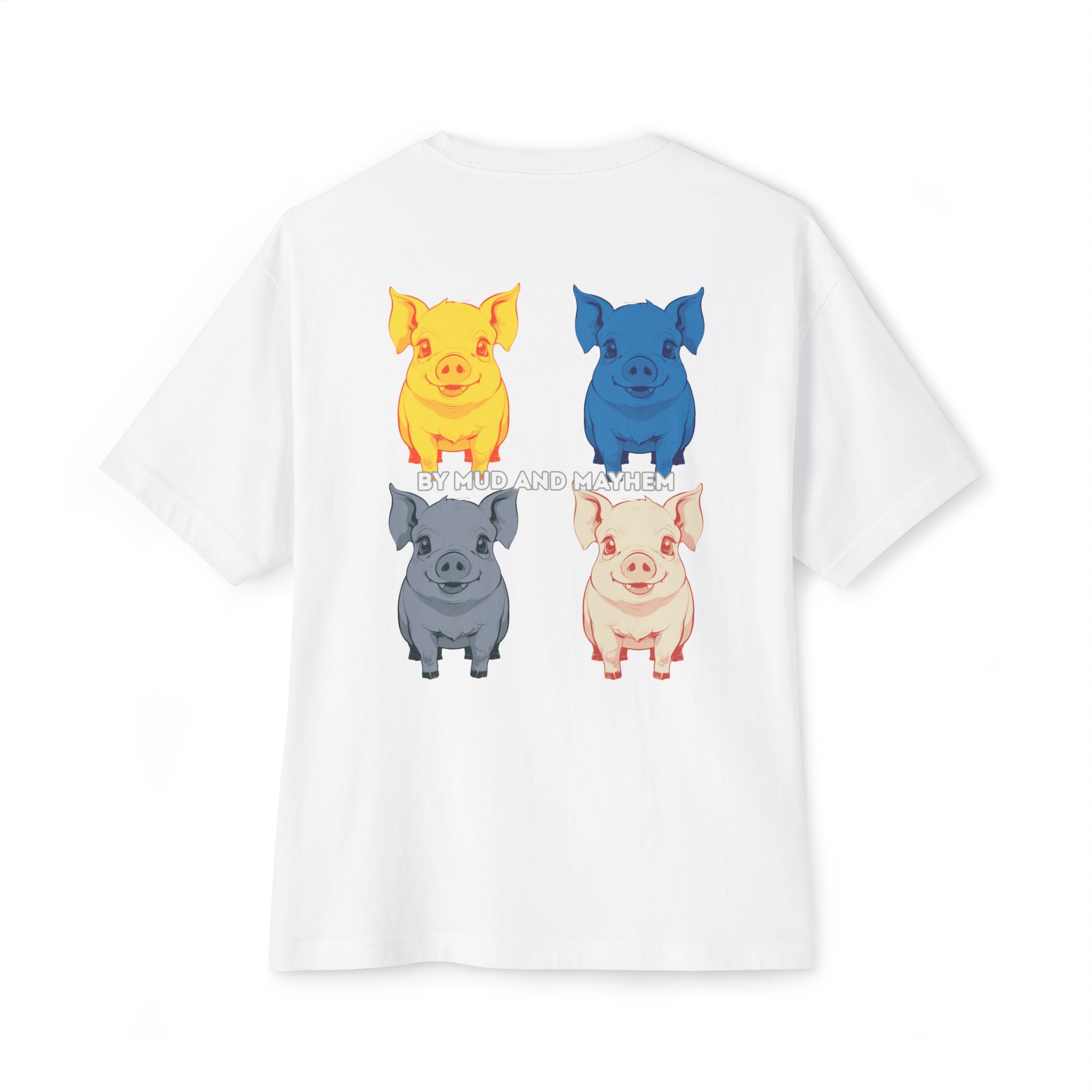 Anime Design Oversize T-shirt - 4tified Swines Collection - By Mud And Mayhem