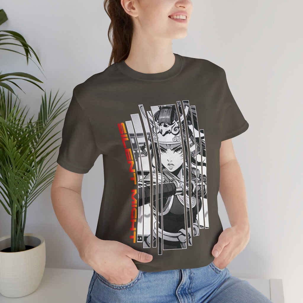 Anime Girl Warrior T-shirt - Silent Might