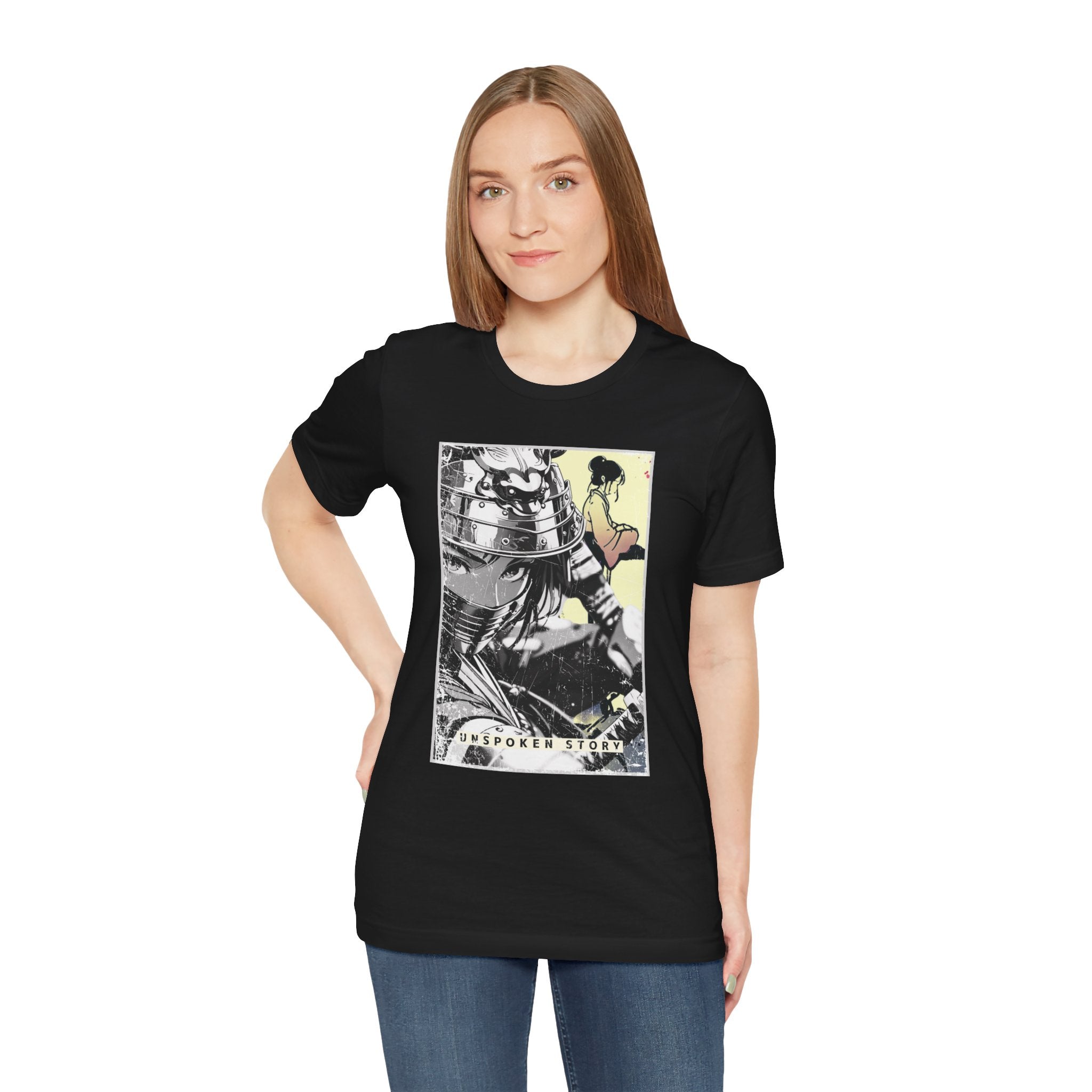 Anime Warrior Girl T-shirt - Unspoken Story