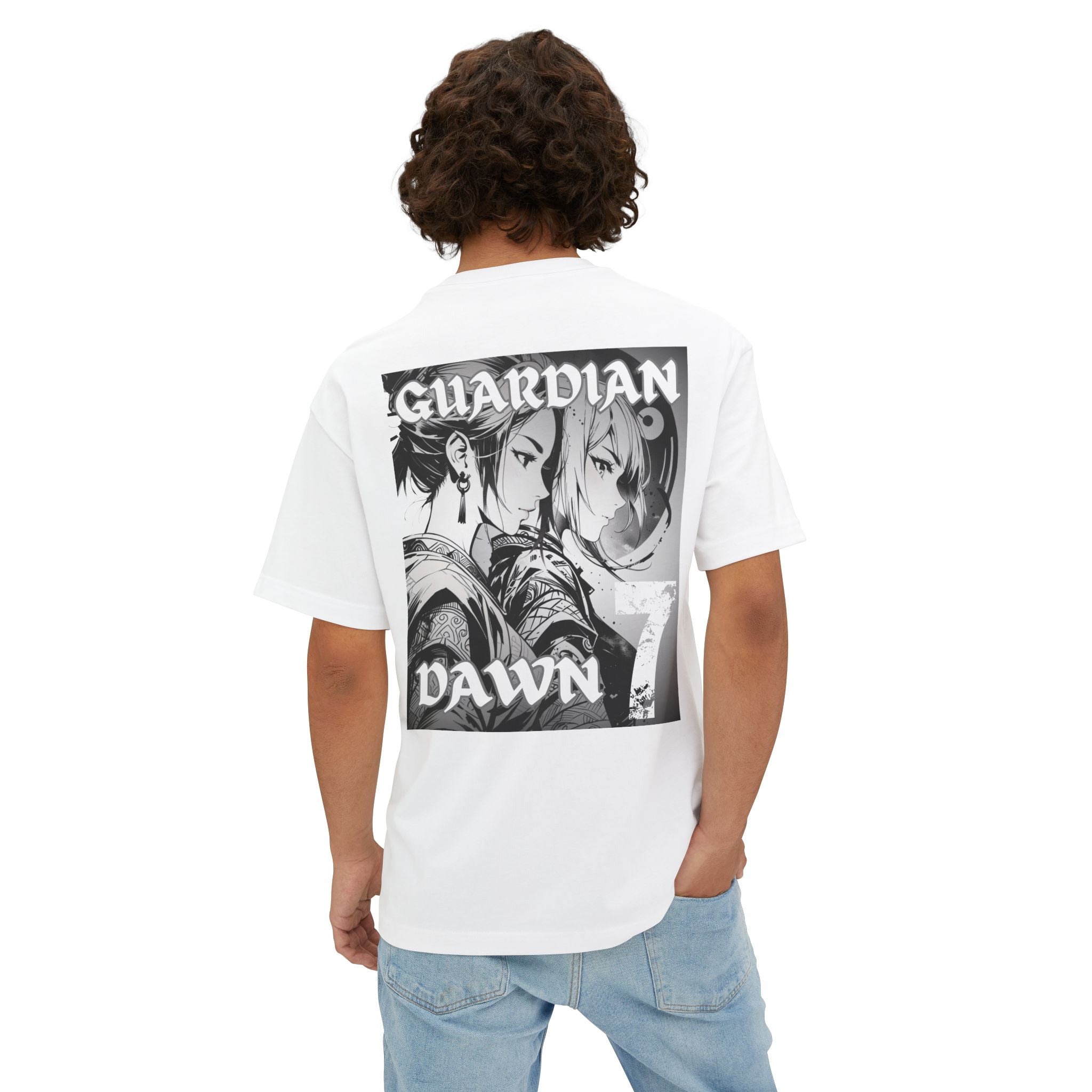 Anime Design Oversize T-shirt - SF Guardian - Dawn #7