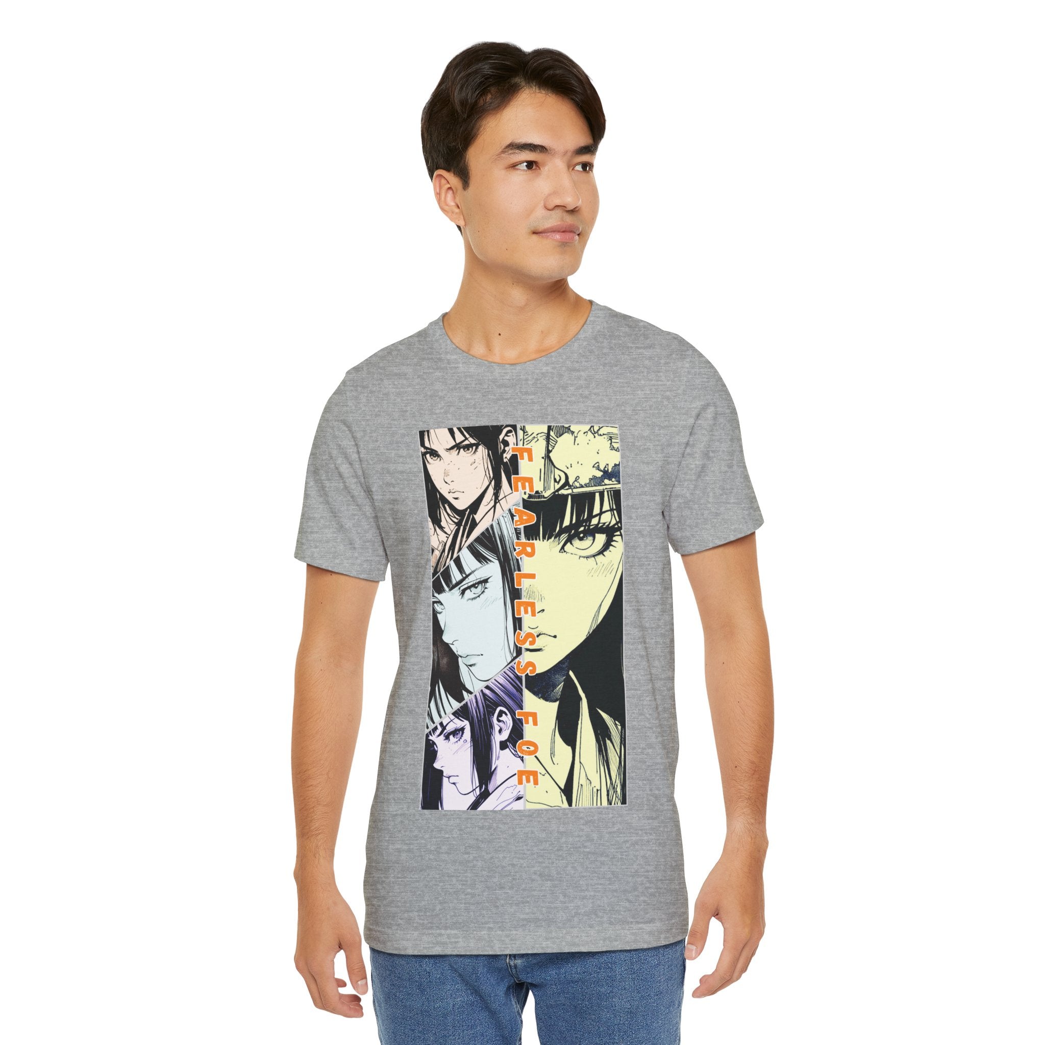 Anime Silent Hero T-shirt - Fearless Foe