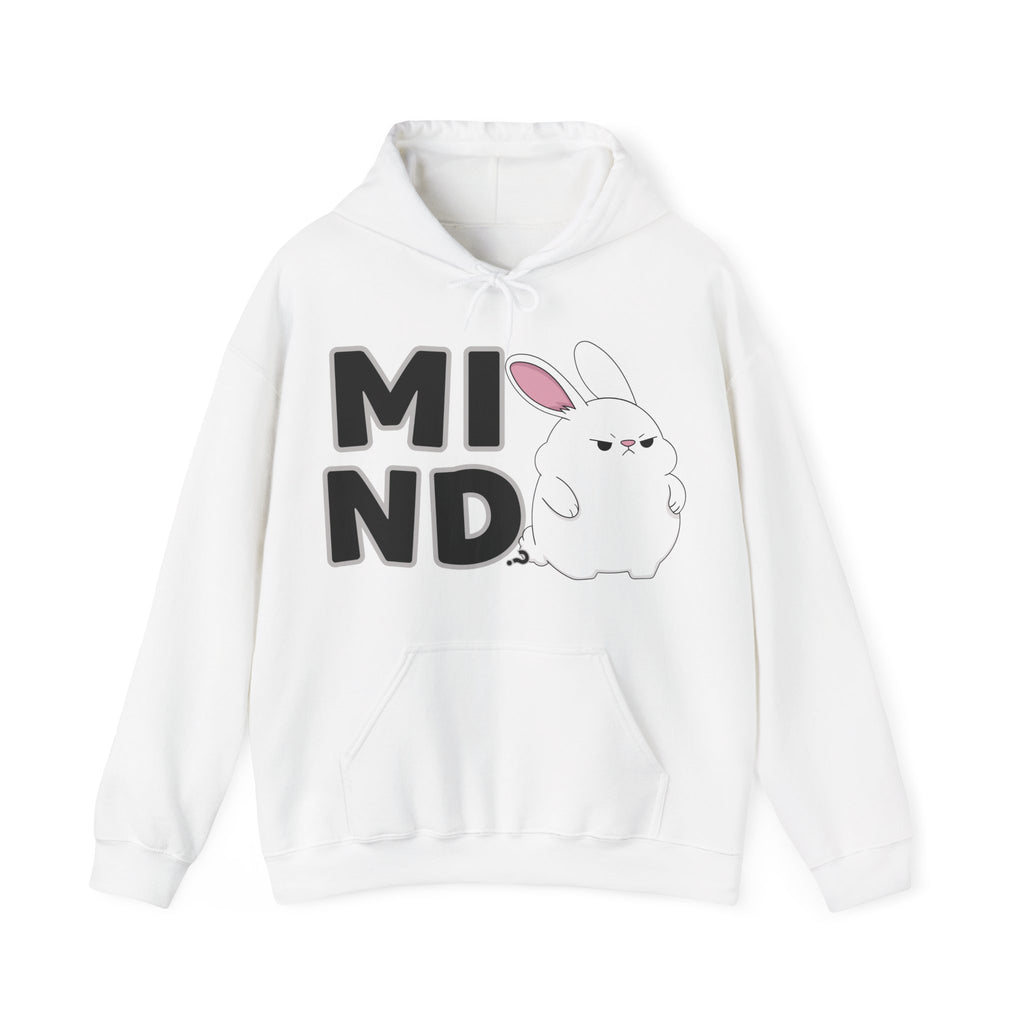 Hooded Sweatshirt Humor - Mind? Rabbit