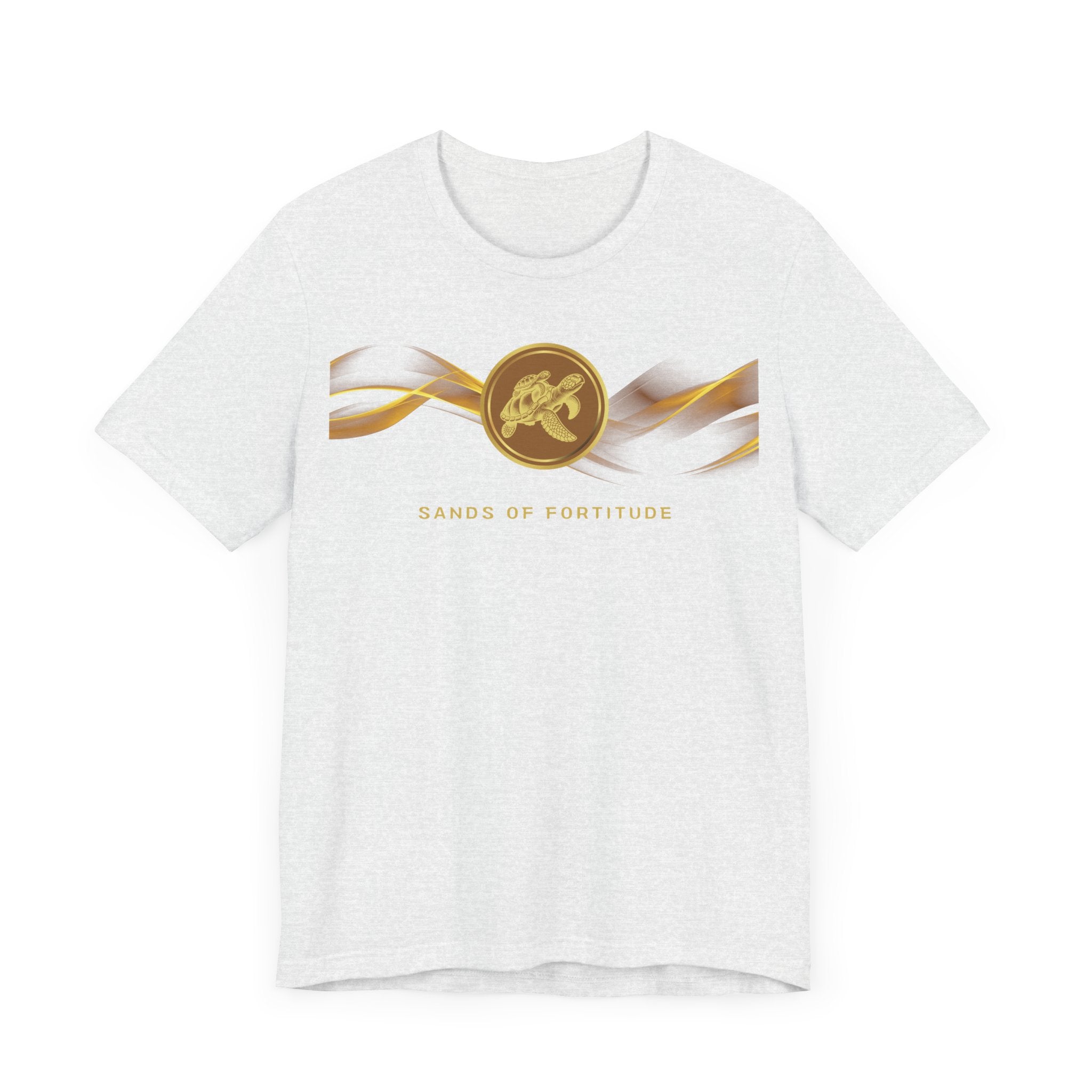Empowering T-shirt - Zen Turtle Collection Brown Fortitude