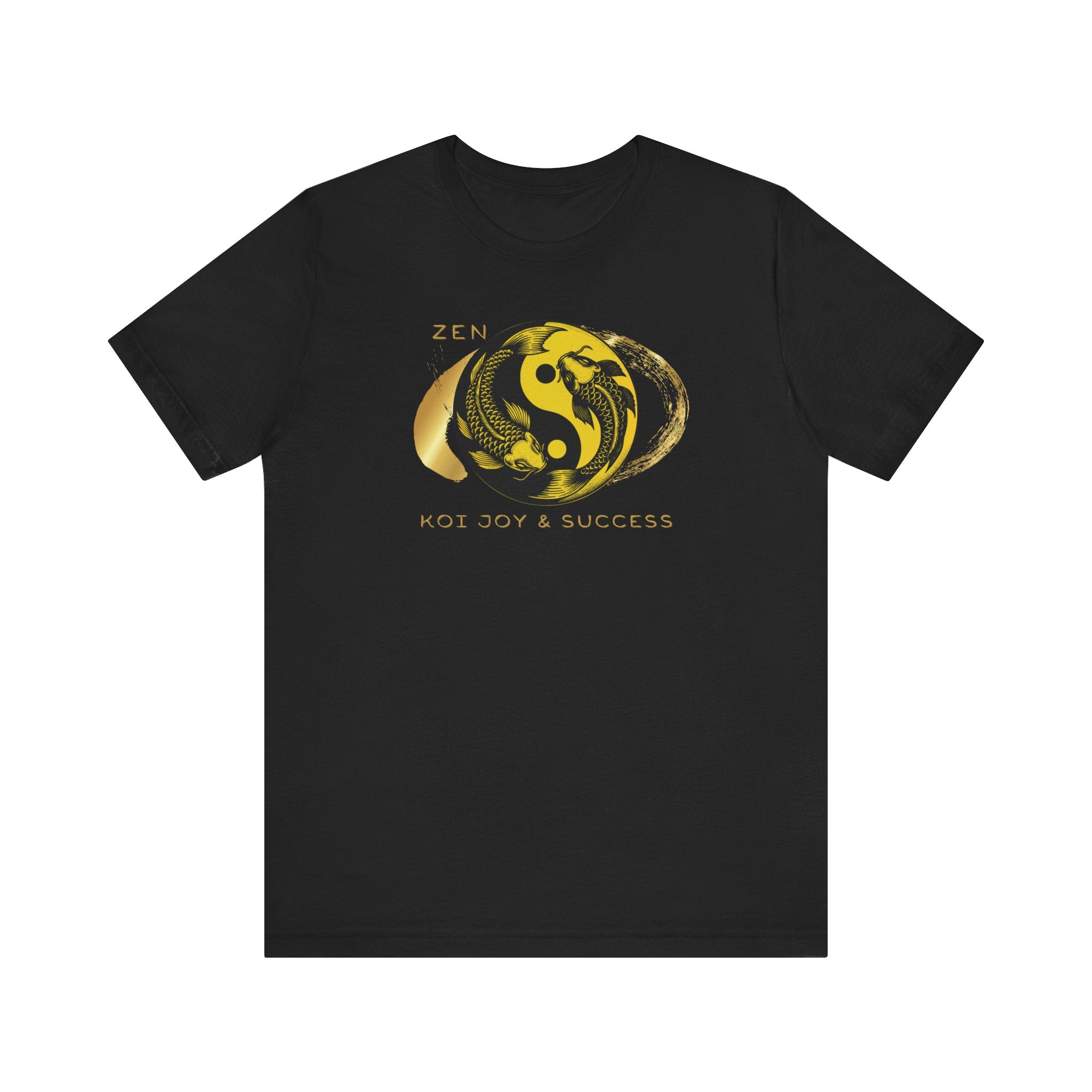 Empowering T-shirt - Zen Koi Collection Yellow, Colors of Meaning