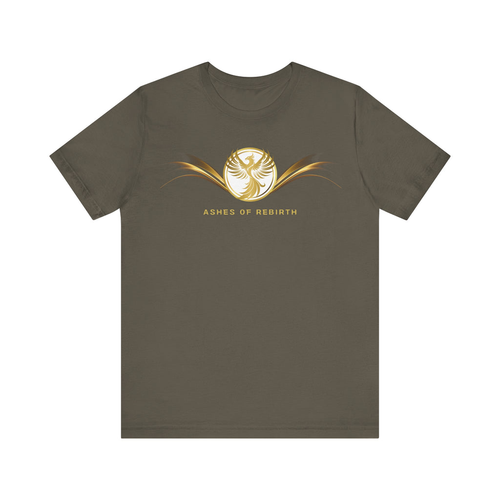 Empowering T-shirt - Zen Phoenix Collection White Rebirth