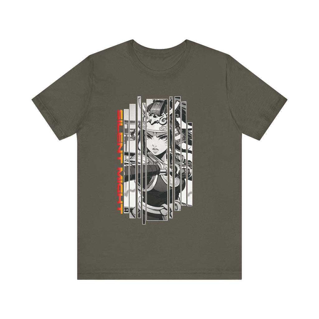Anime Girl Warrior T-shirt - Silent Might