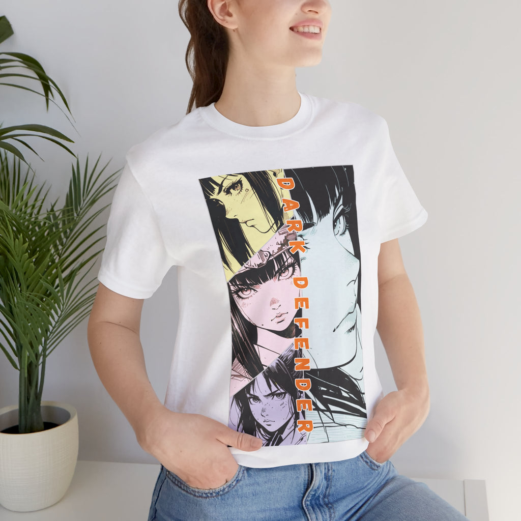 Anime Silent Hero T-shirt - Dark Defender