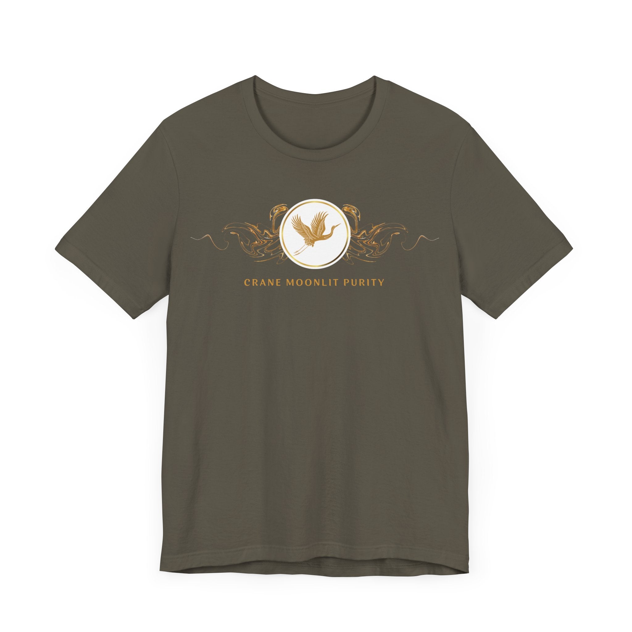 Empowering T-shirt - Zen Crane Collection White Purity
