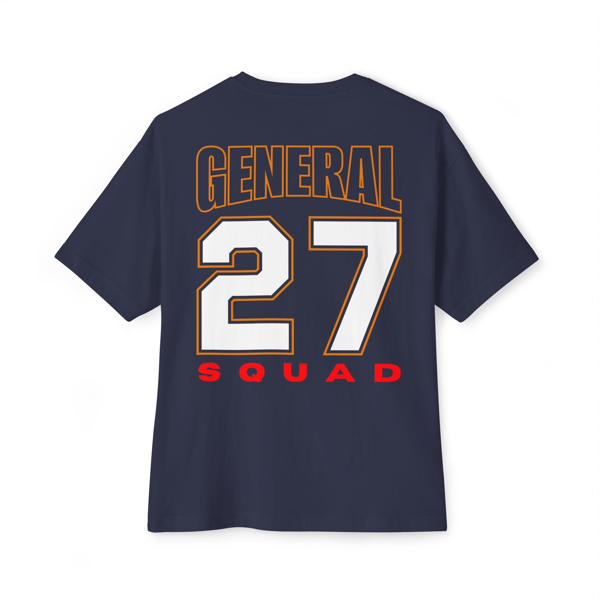 General Numbered Streetwear Box T-shirt Collection - 27 General Squad