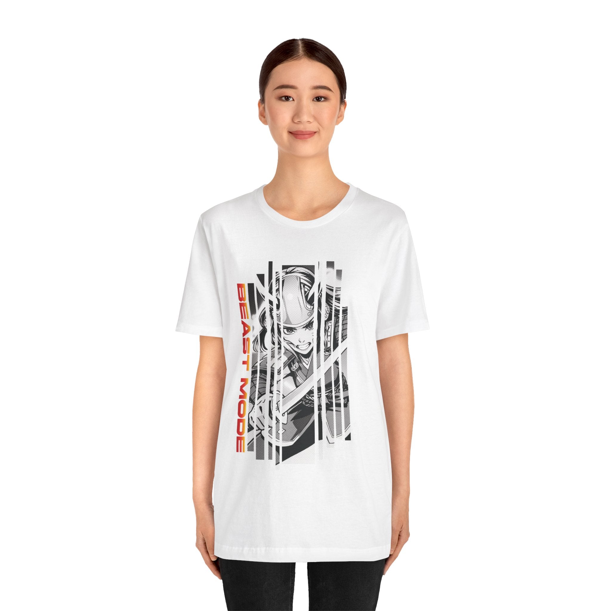 Anime Girl Warrior T-shirt - Beast Mode
