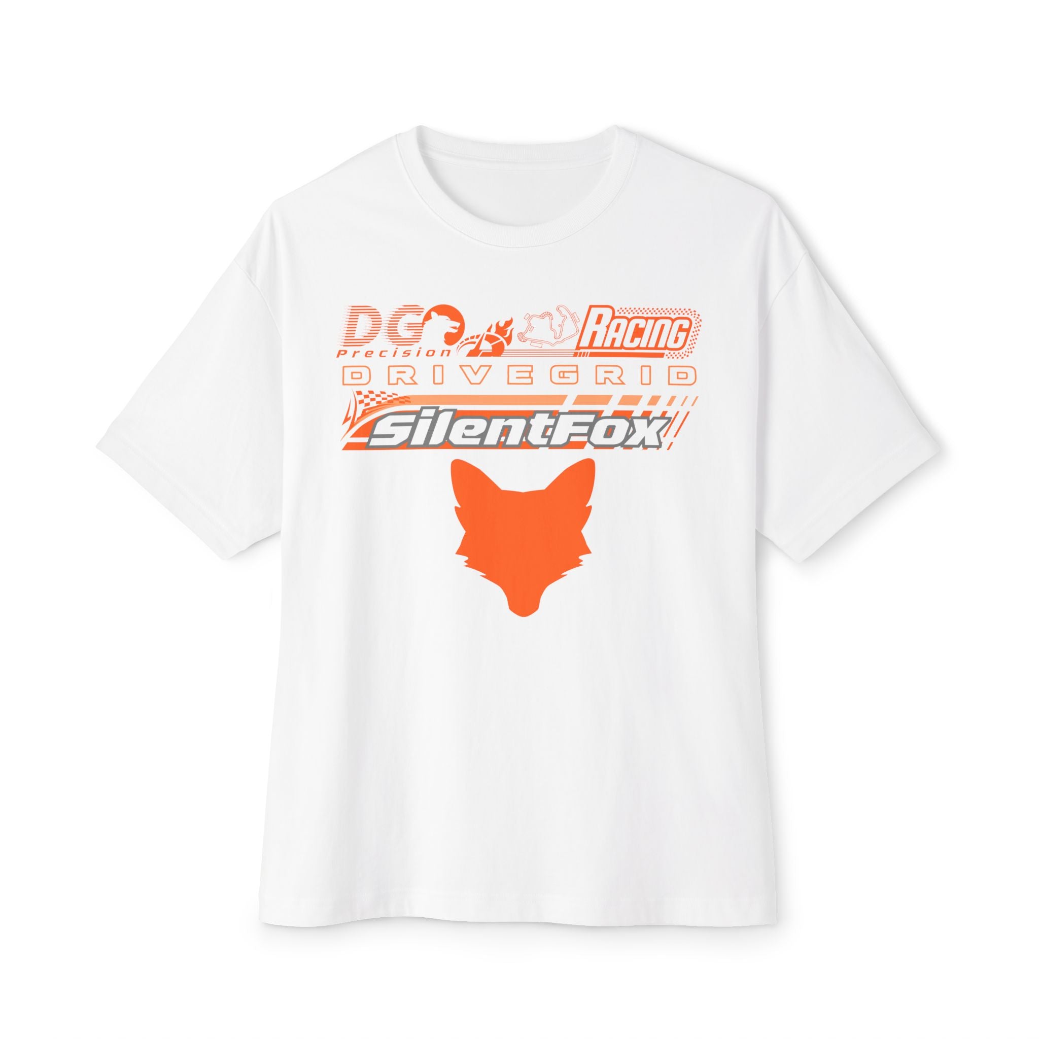 Orange Fox Racing Box Tee Collection - SF Drive Grid