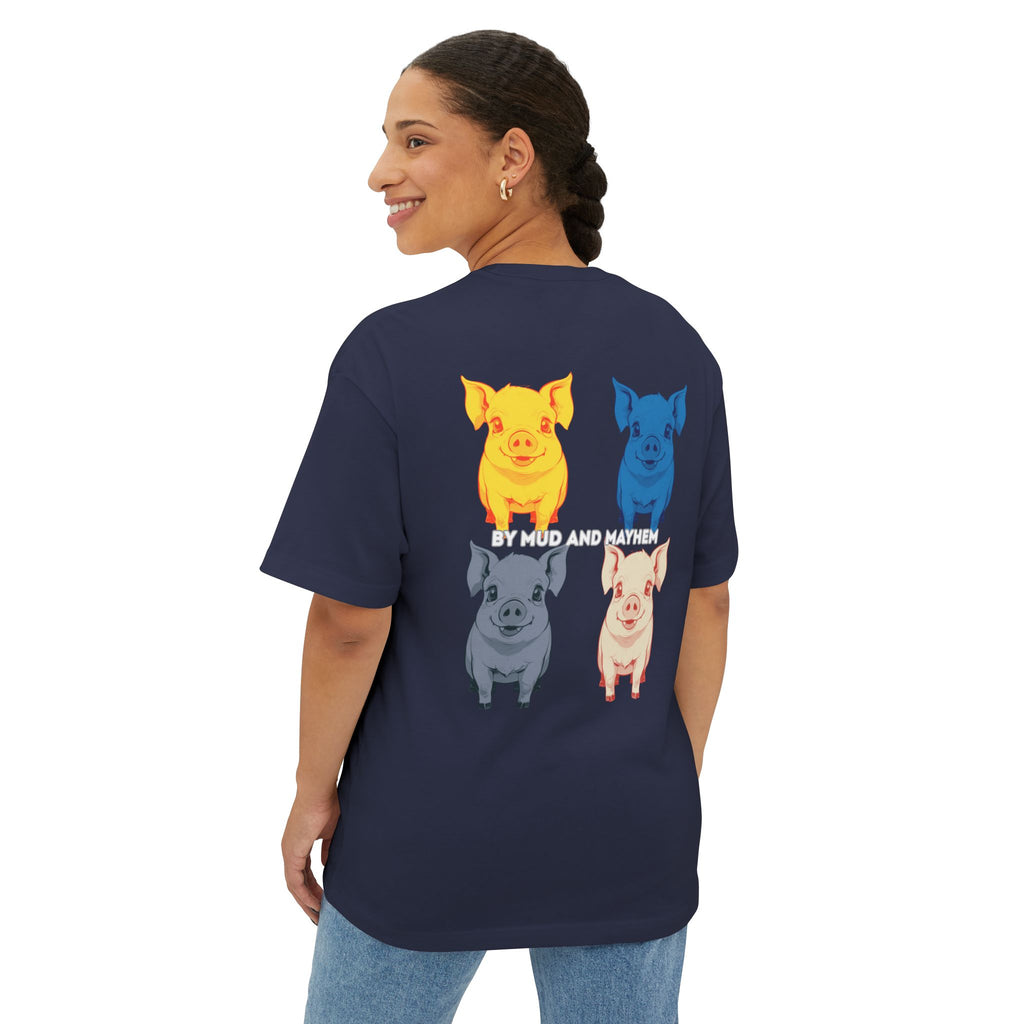 Anime Design Oversize T-shirt - 4tified Swines Collection - By Mud And Mayhem