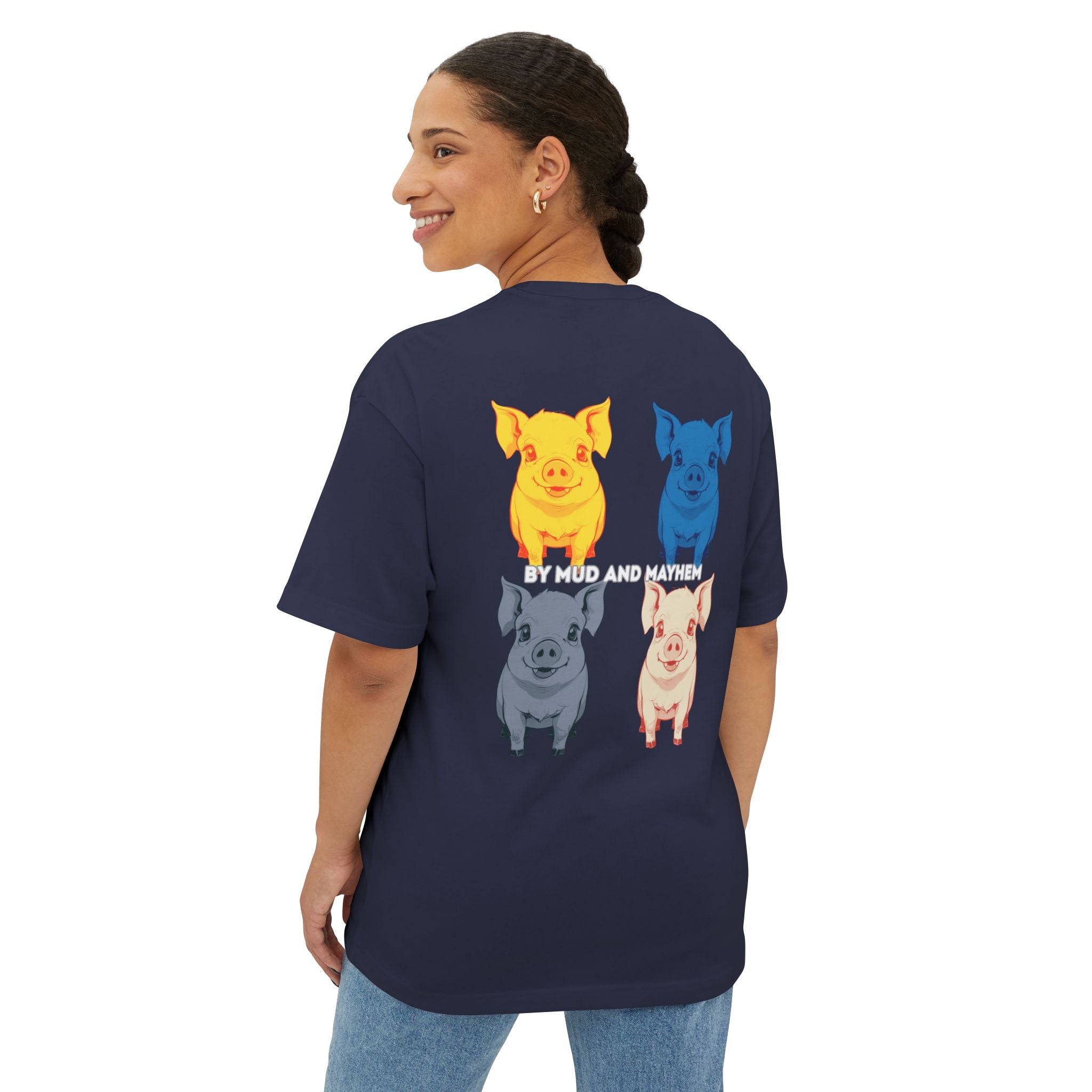 Anime Design Oversize T-shirt - 4tified Swines Collection - By Mud And Mayhem